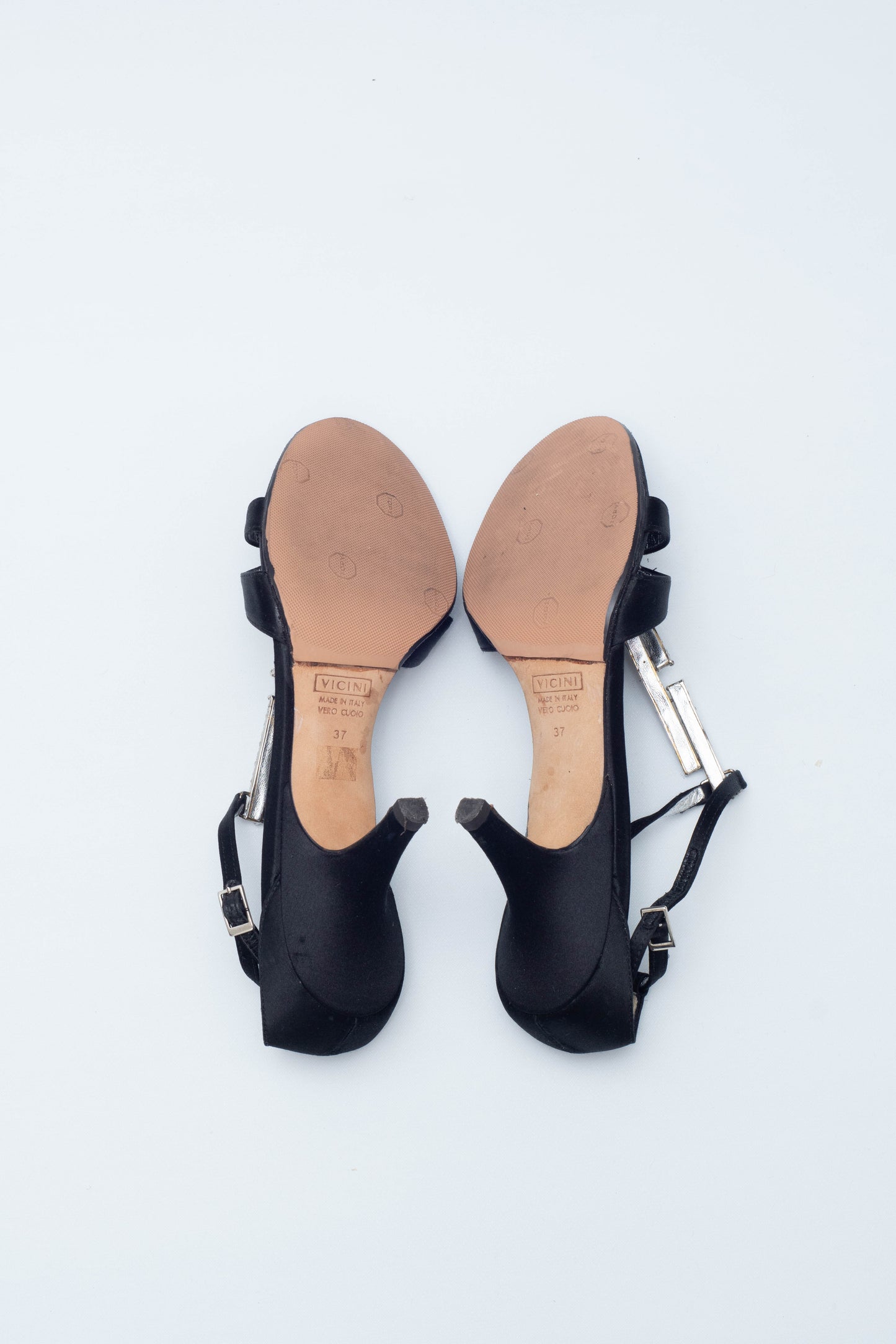 ZANOTTI RHINESTONES BLACK SANDALS