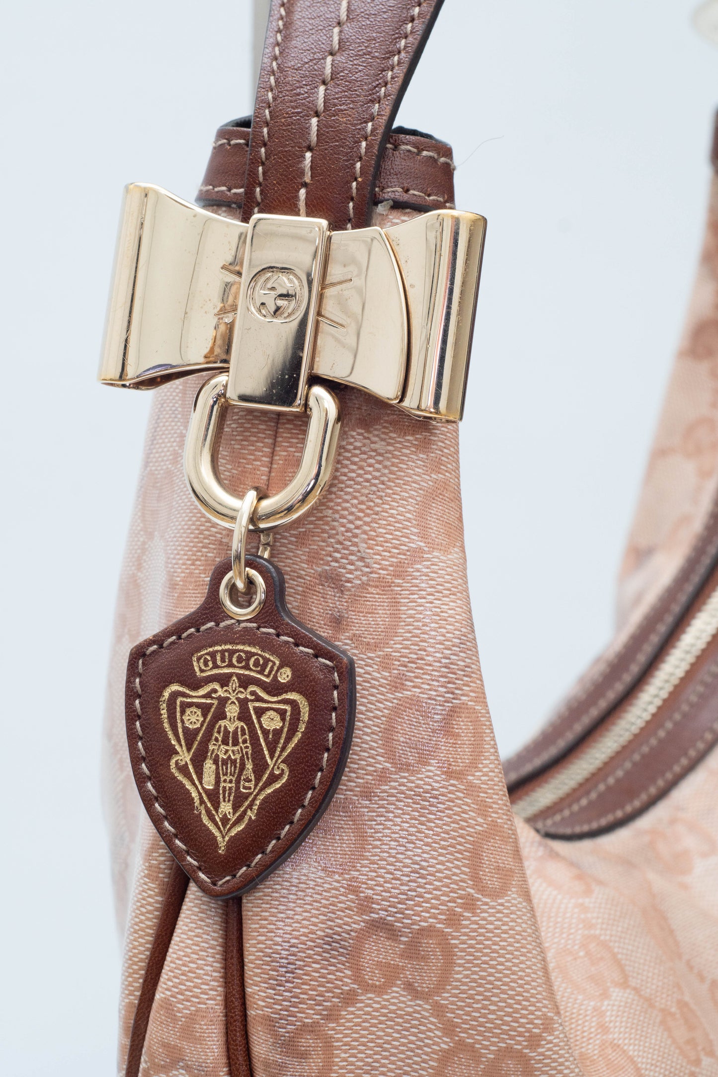GUCCI CRYSTAL PINK BAG