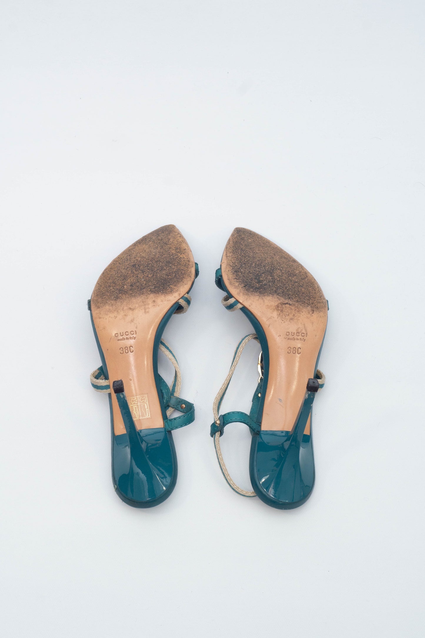 GUCCI TURQUOISE SANDALS