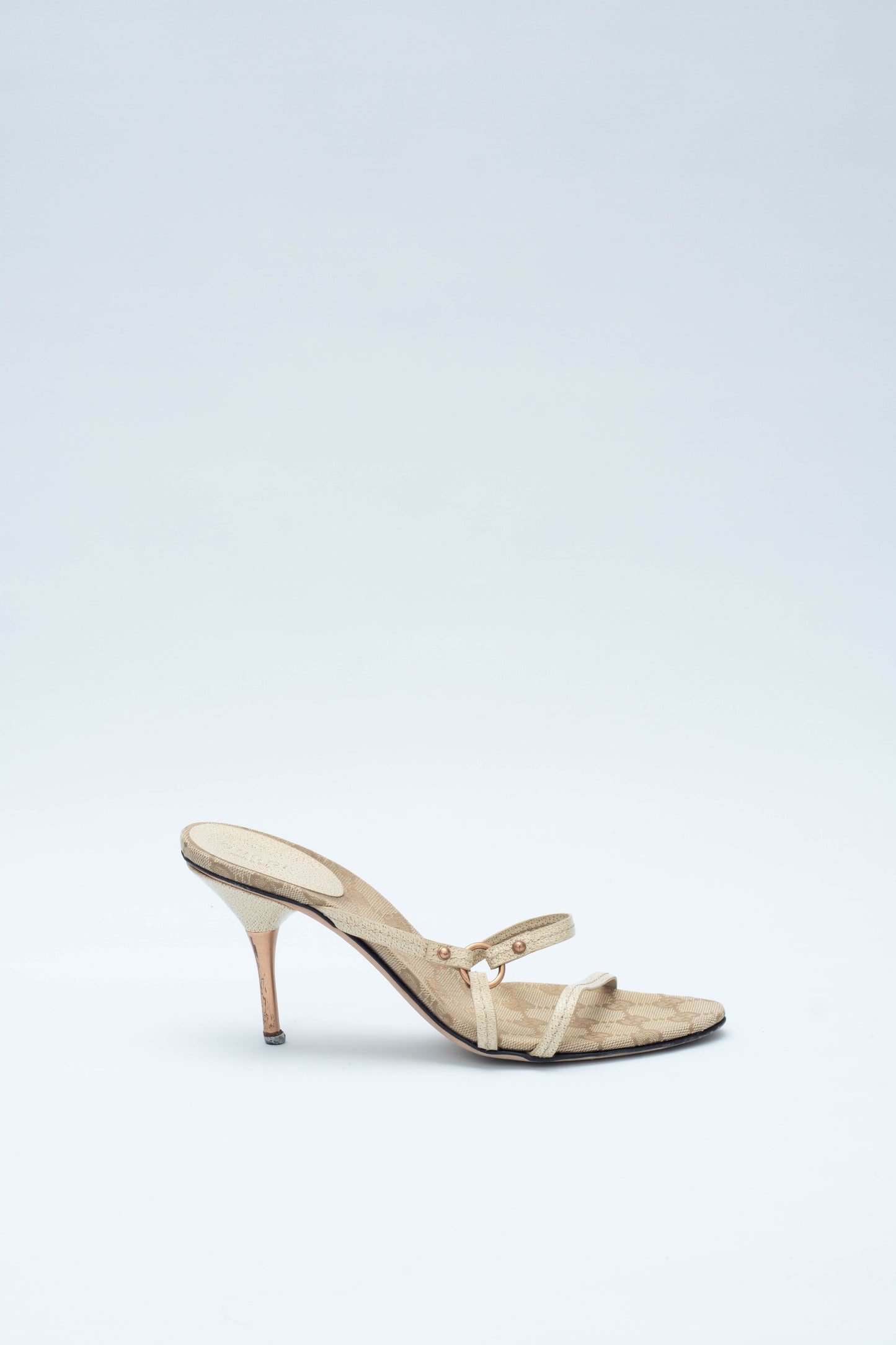 GUCCI MONOGRAM SANDALS