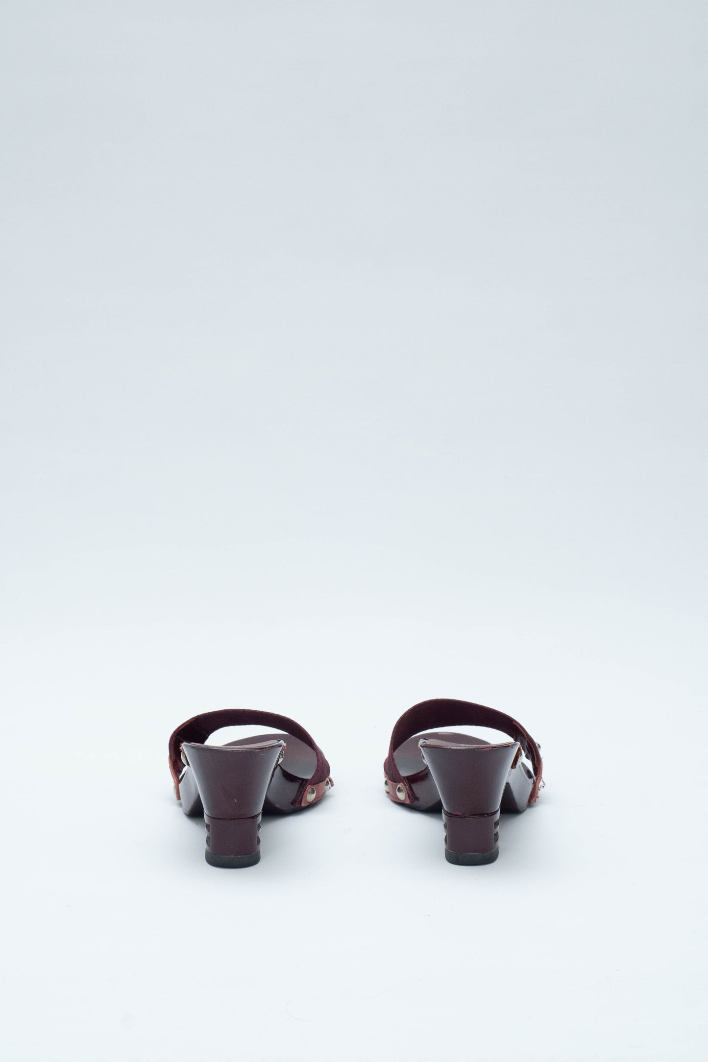 FENDI PURPLE CLOMPS