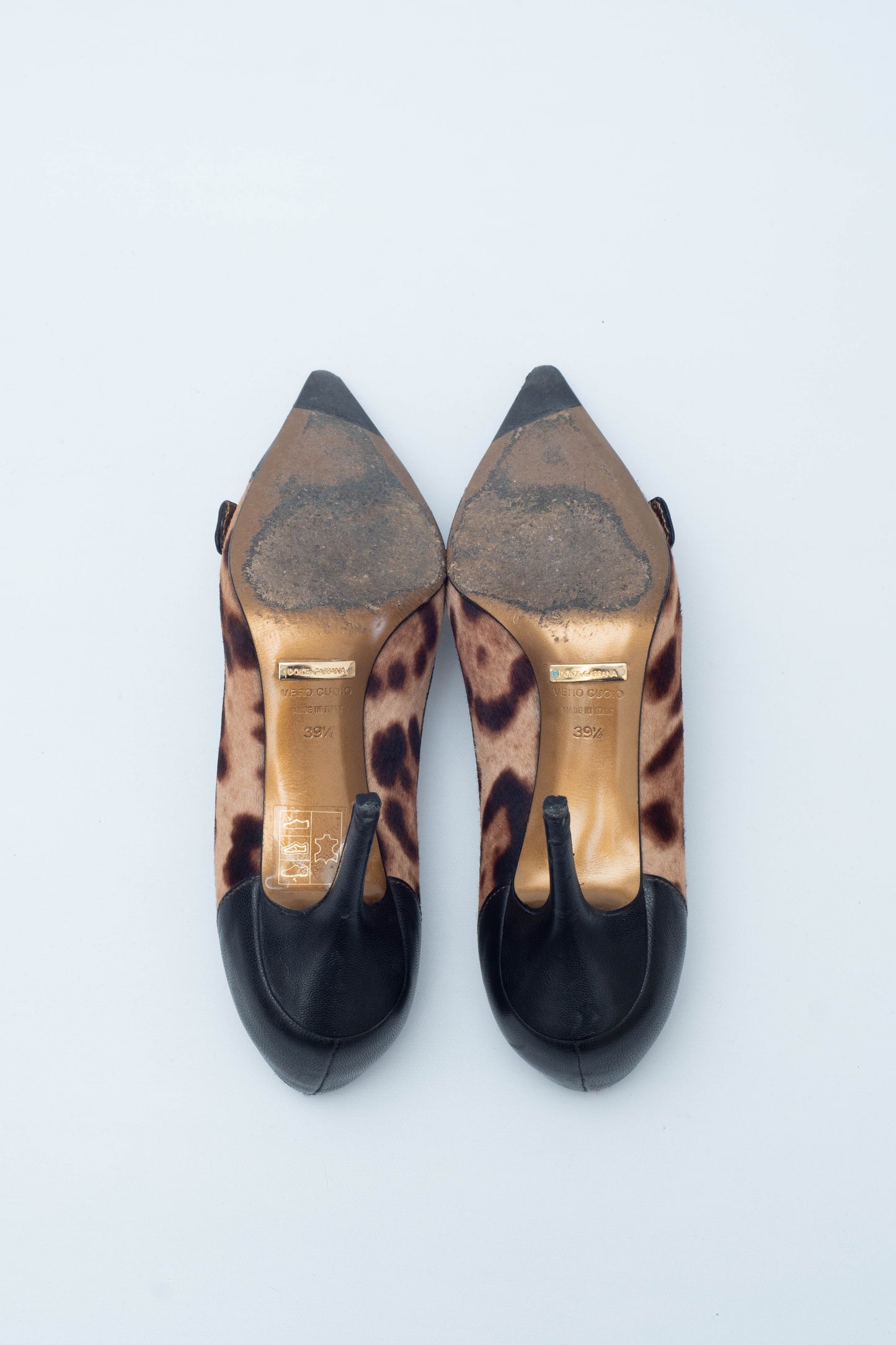 DOLCE & GABBANA PONYSKIN DECOLLETE