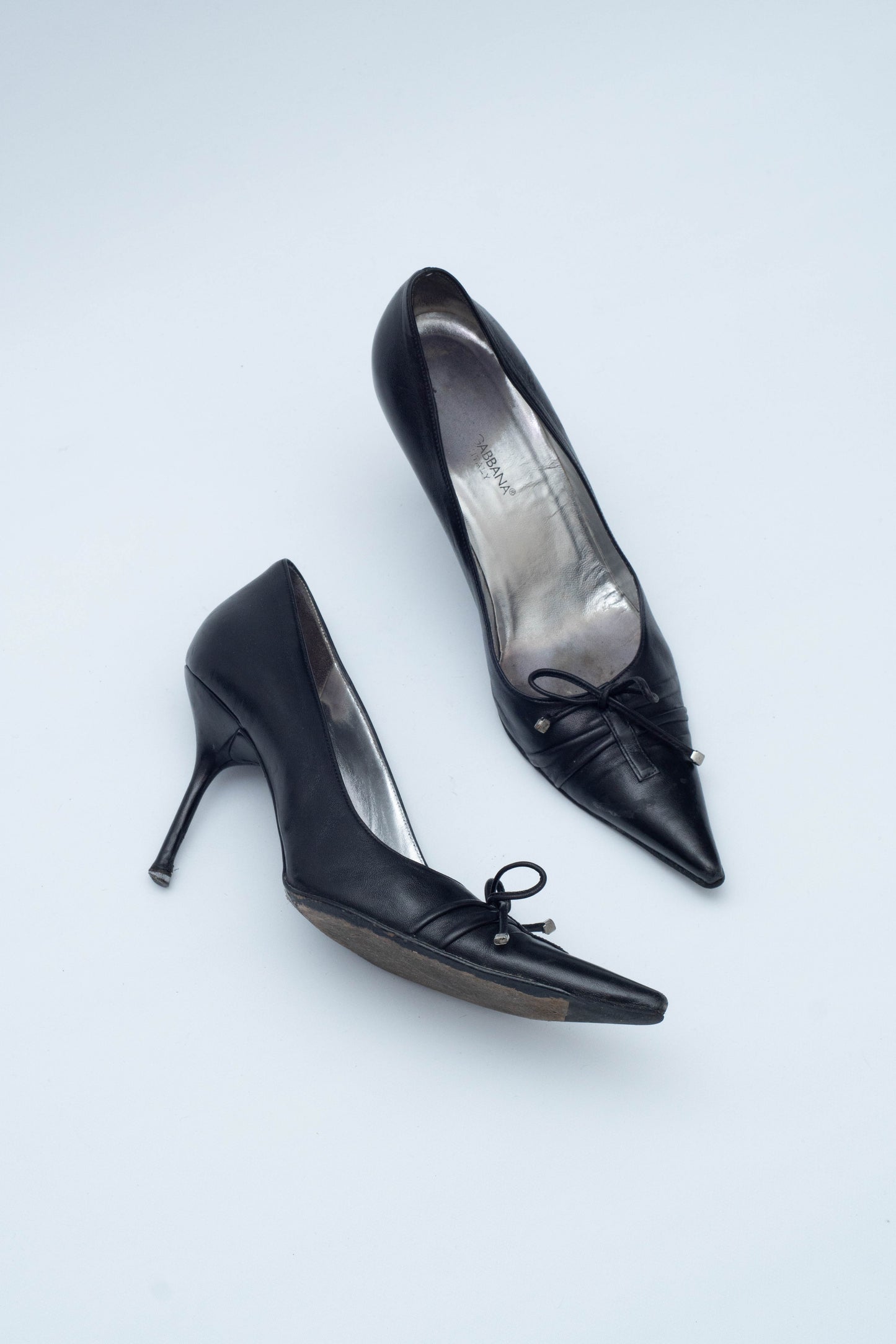 DOLCE & GABBANA BLACK DECOLLETE