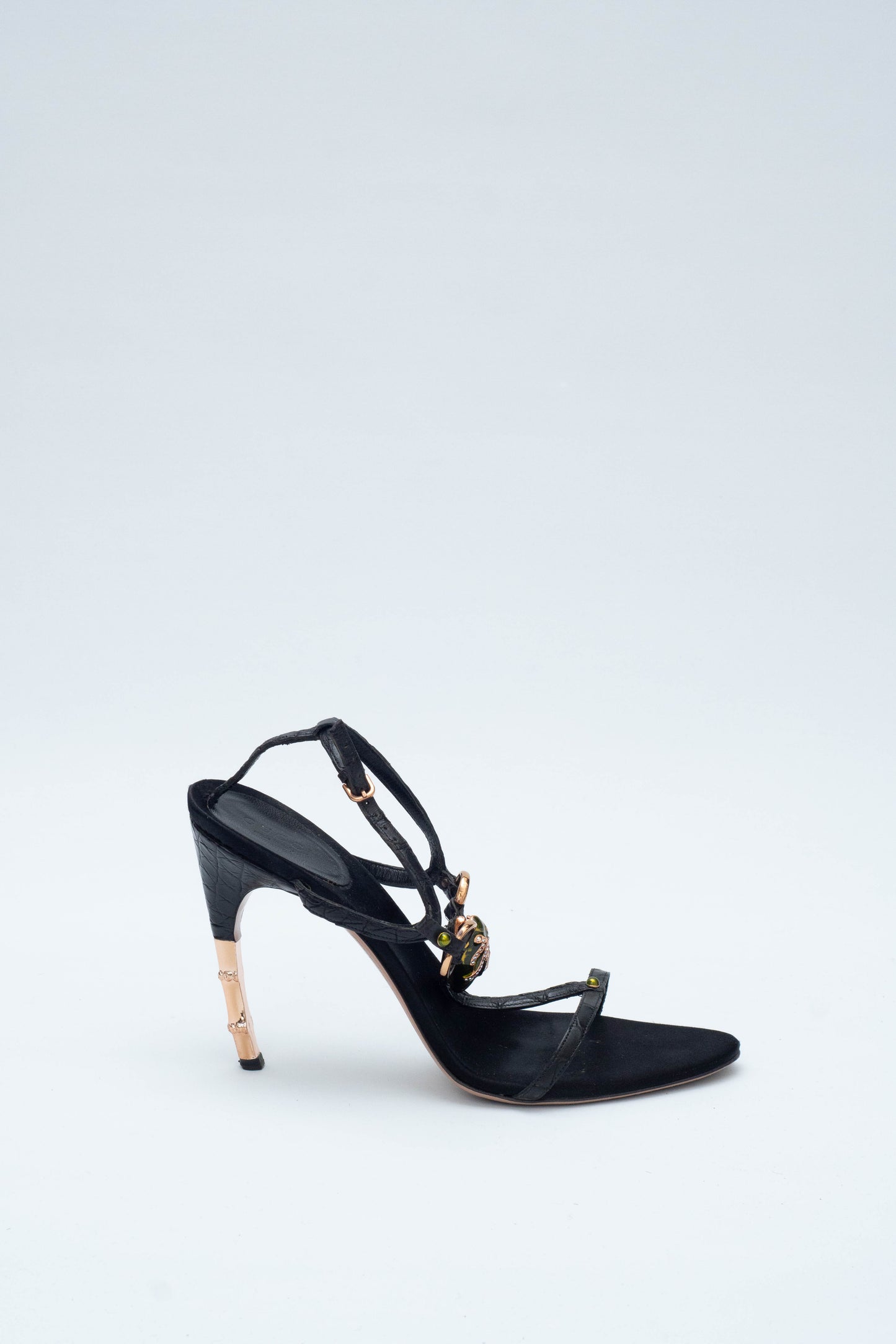 GUCCI SS 2004 SNAKE HEELS