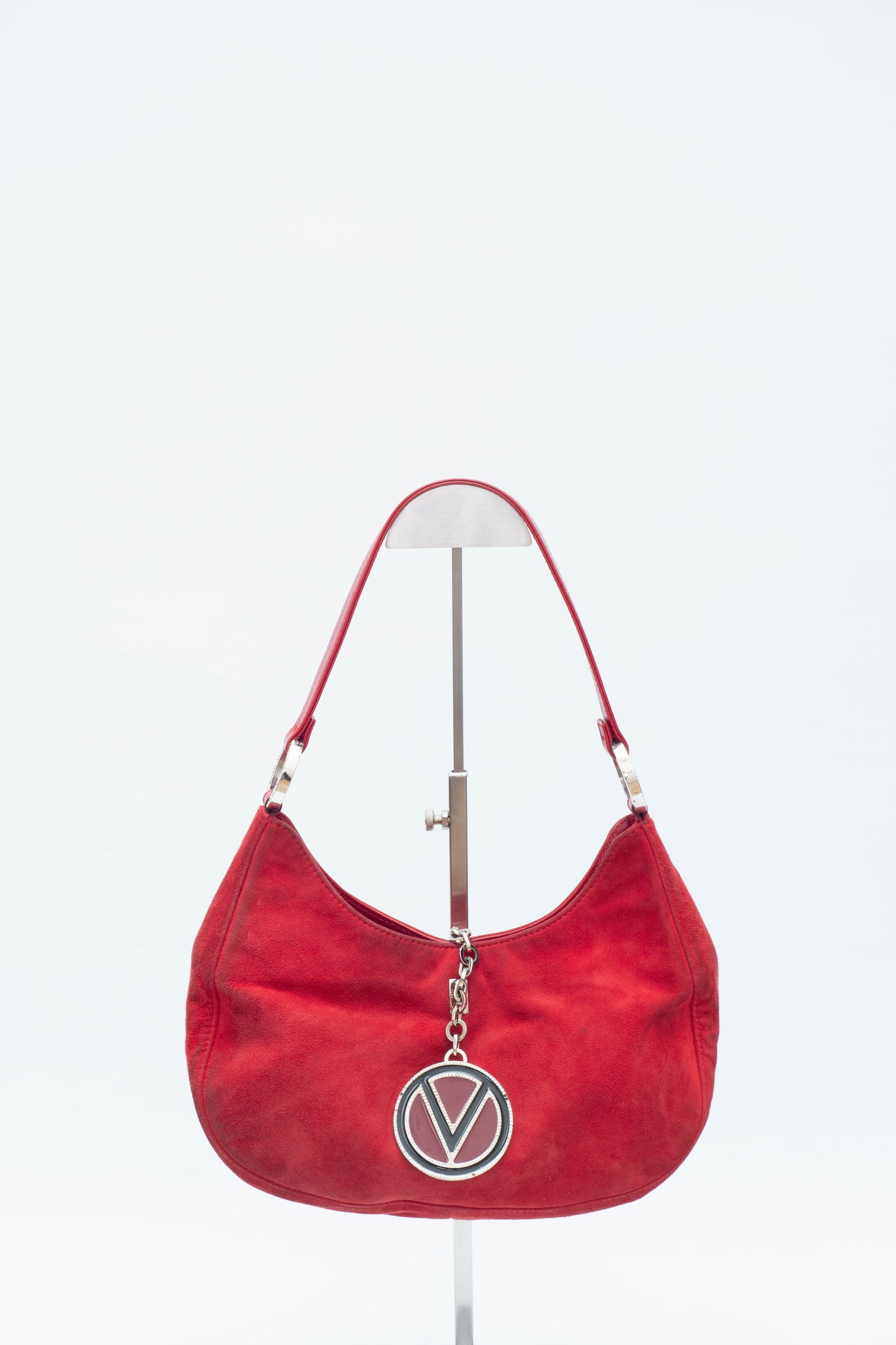 VALENTINO RED SUEDE BAG
