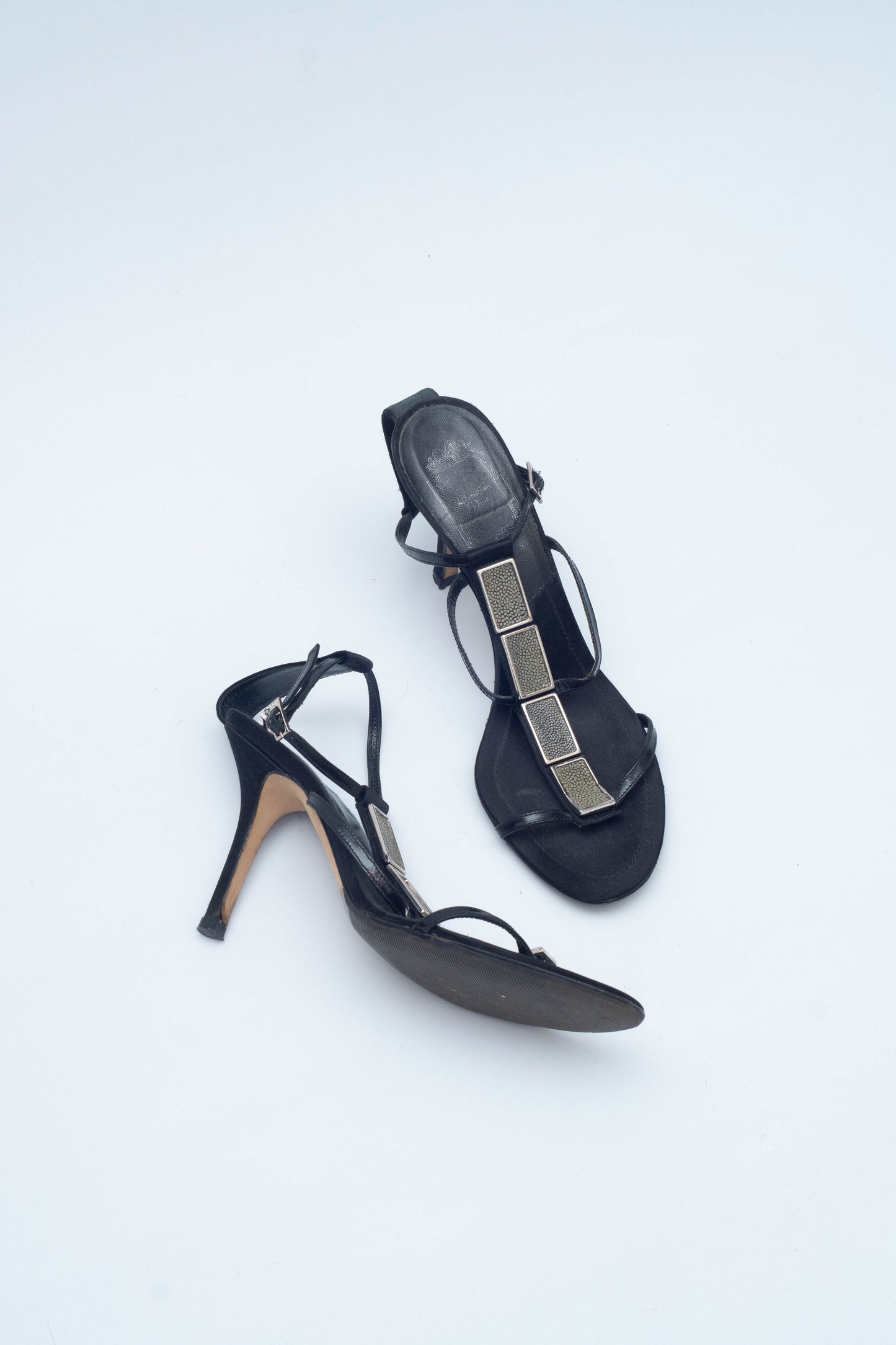 DIOR SILVER SANDALS