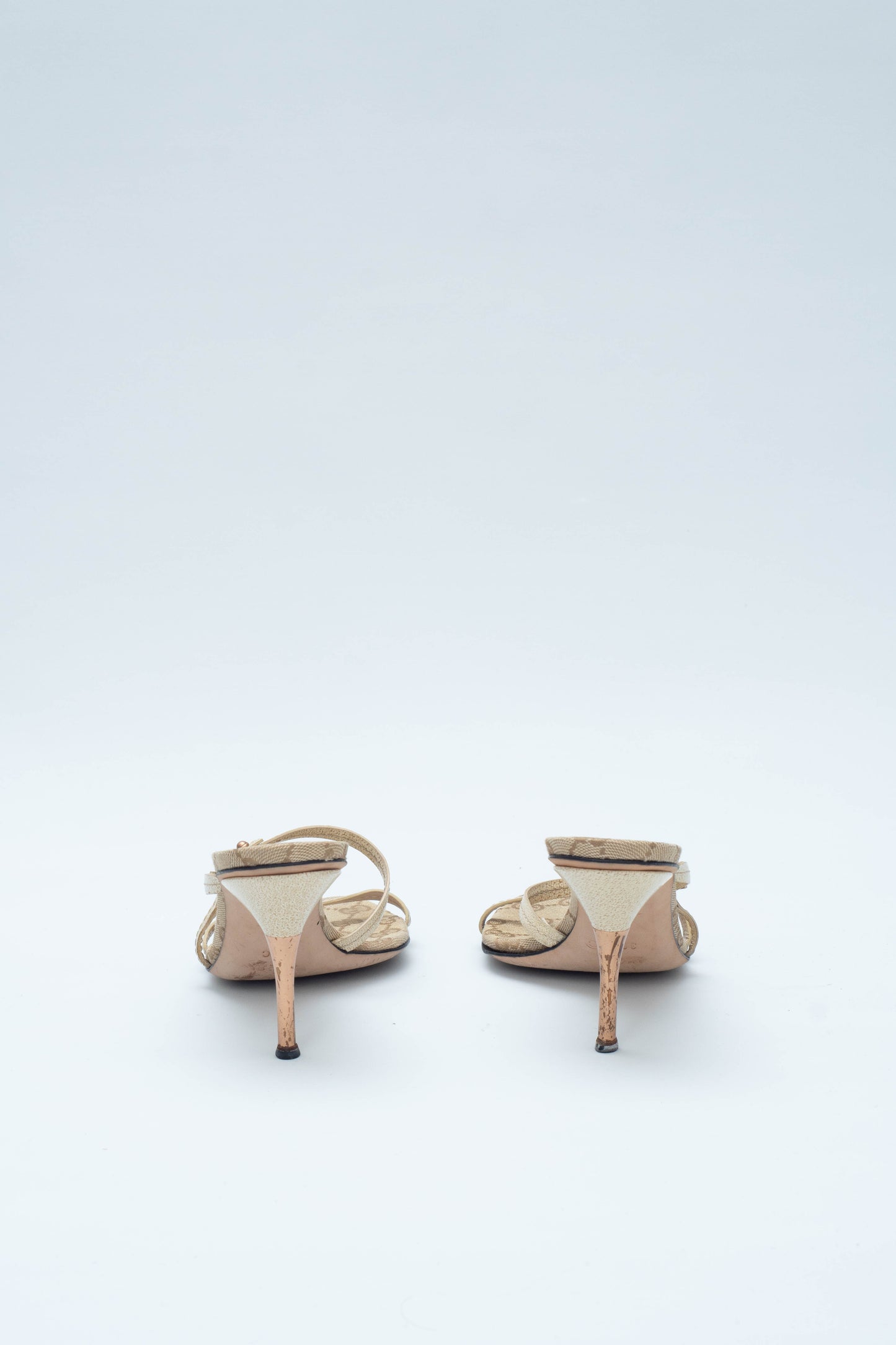 GUCCI MONOGRAM SANDALS
