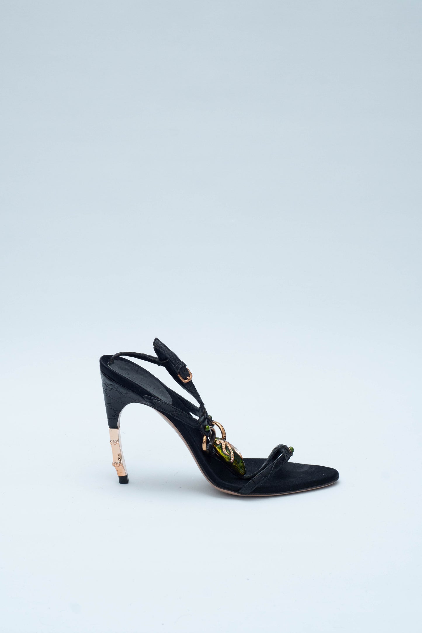 GUCCI SS 2004 SNAKE HEELS