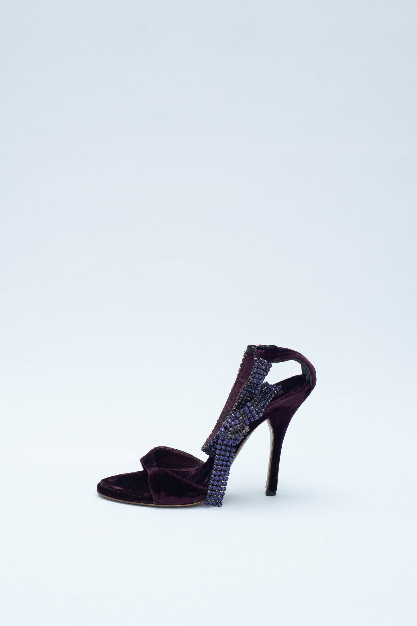 ROBERTO CAVALLI VELVET HEELS