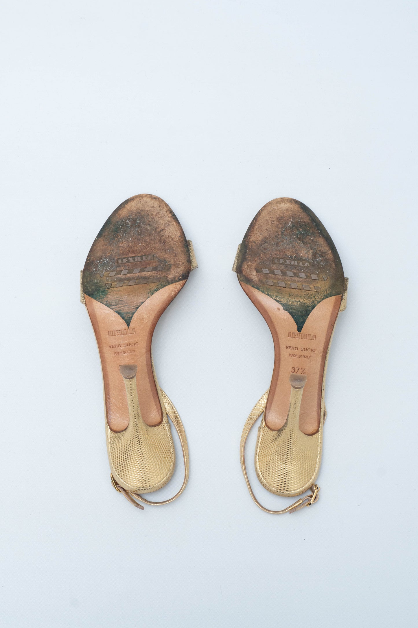 LE SILLA GOLD FLOWERS SANDALS