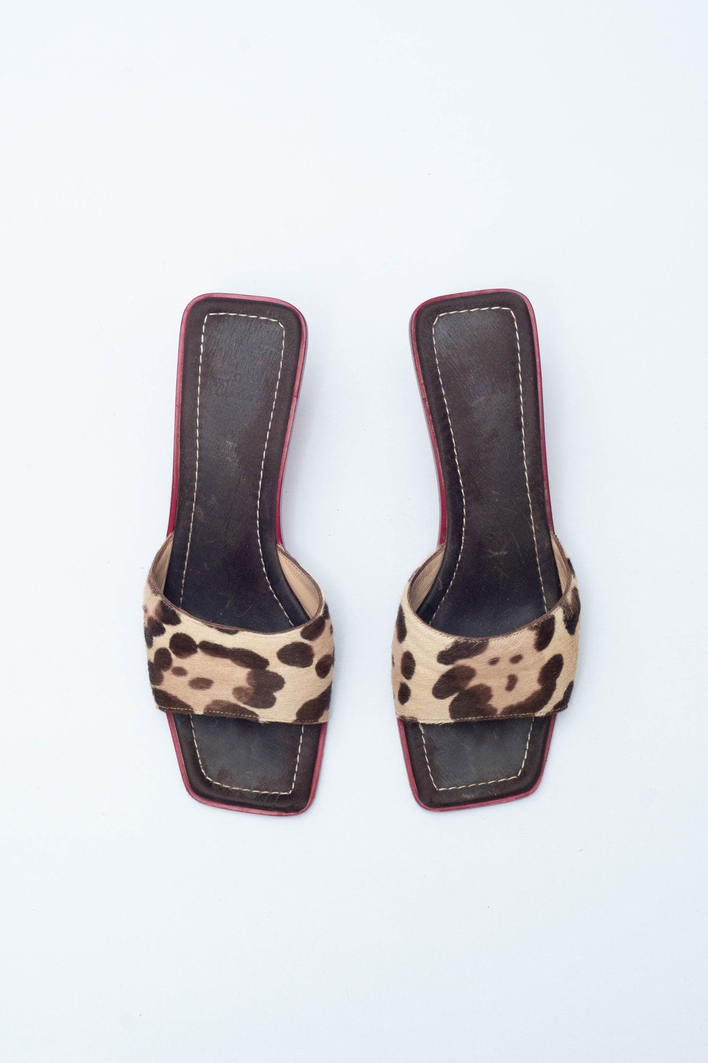 VALENTINO SS 2002 PONYSKIN MULES