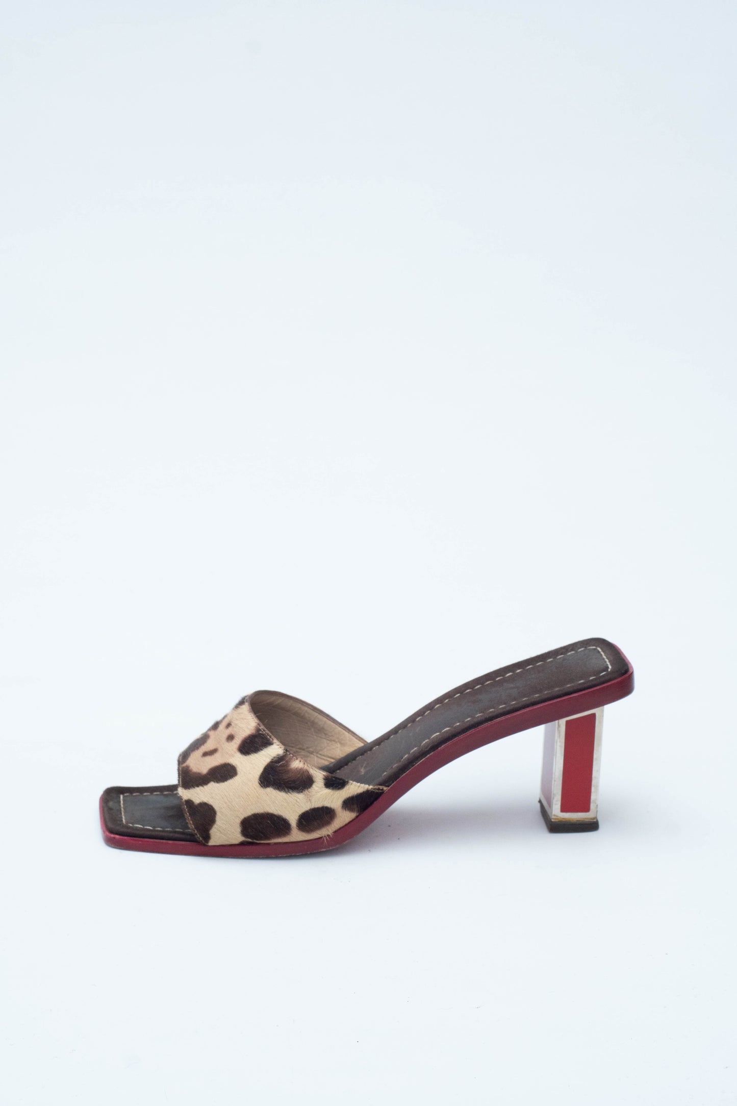 VALENTINO SS 2002 PONYSKIN MULES