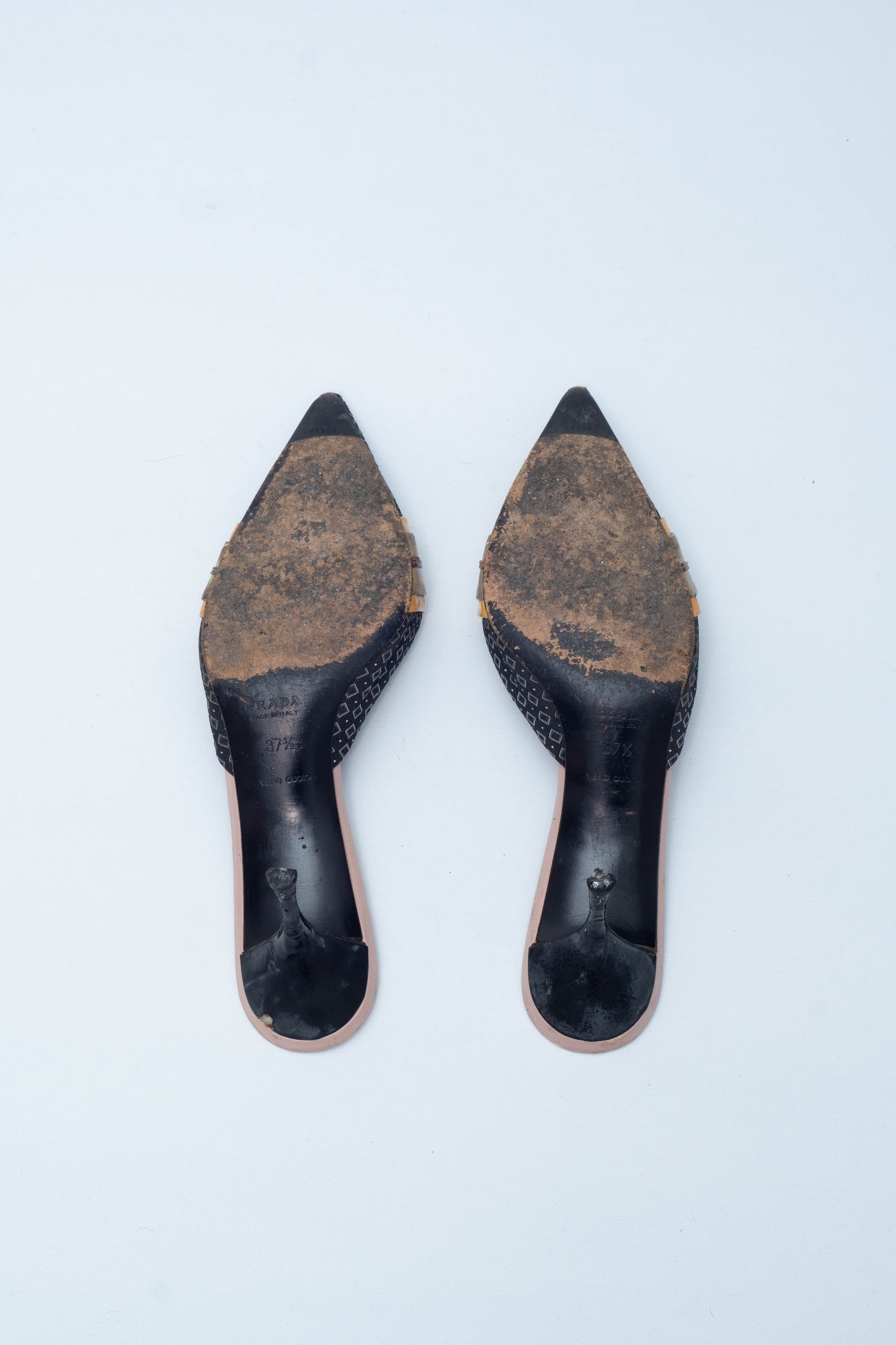 PRADA SS 2003 KIMONO MULES