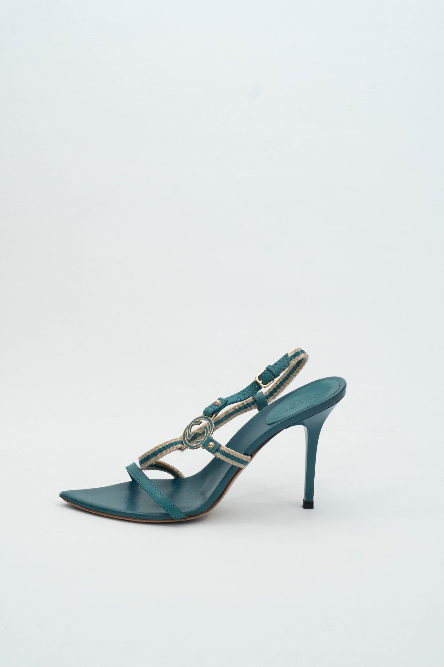 GUCCI TURQUOISE SANDALS