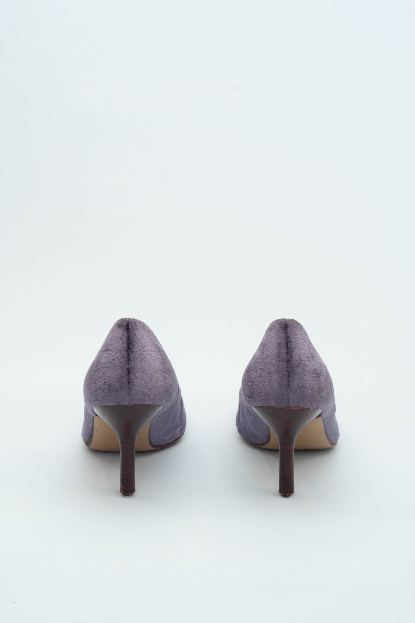 GUCCI PURPLE VELVET DECOLLETE