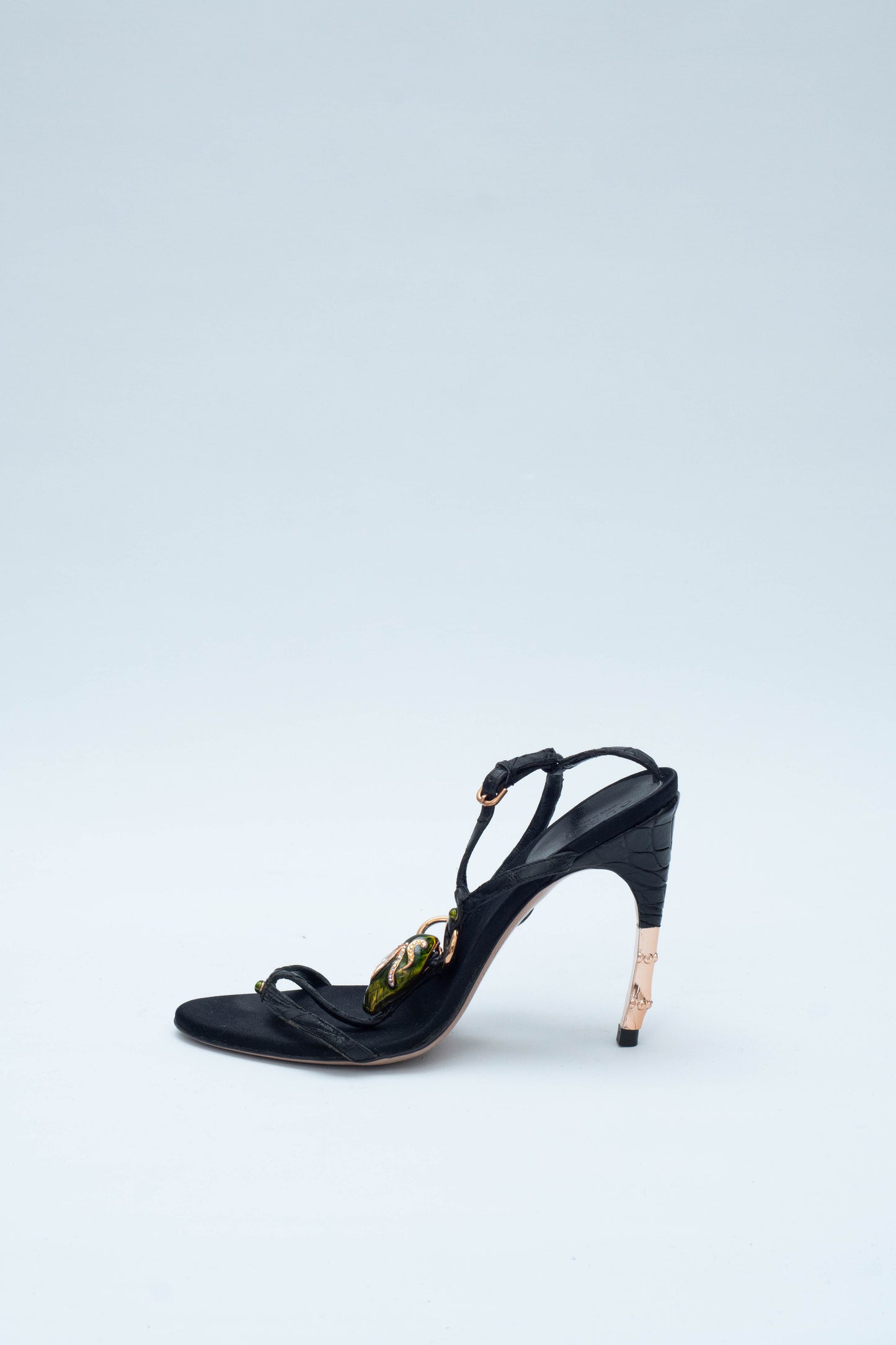 GUCCI SS 2004 SNAKE HEELS