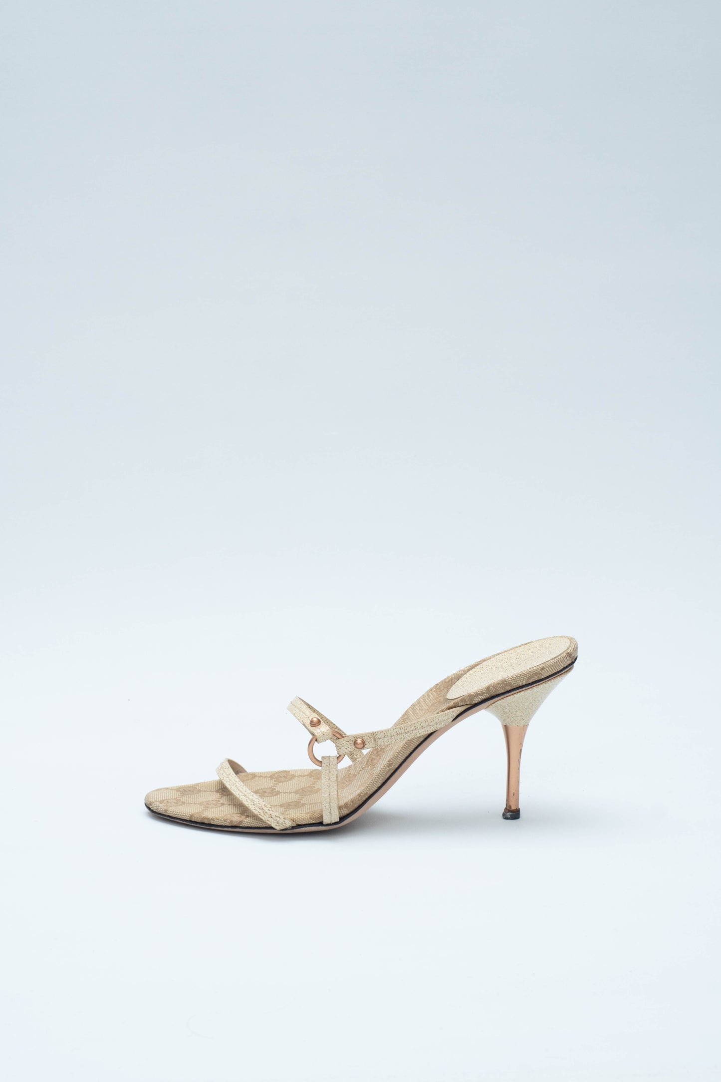 GUCCI MONOGRAM SANDALS