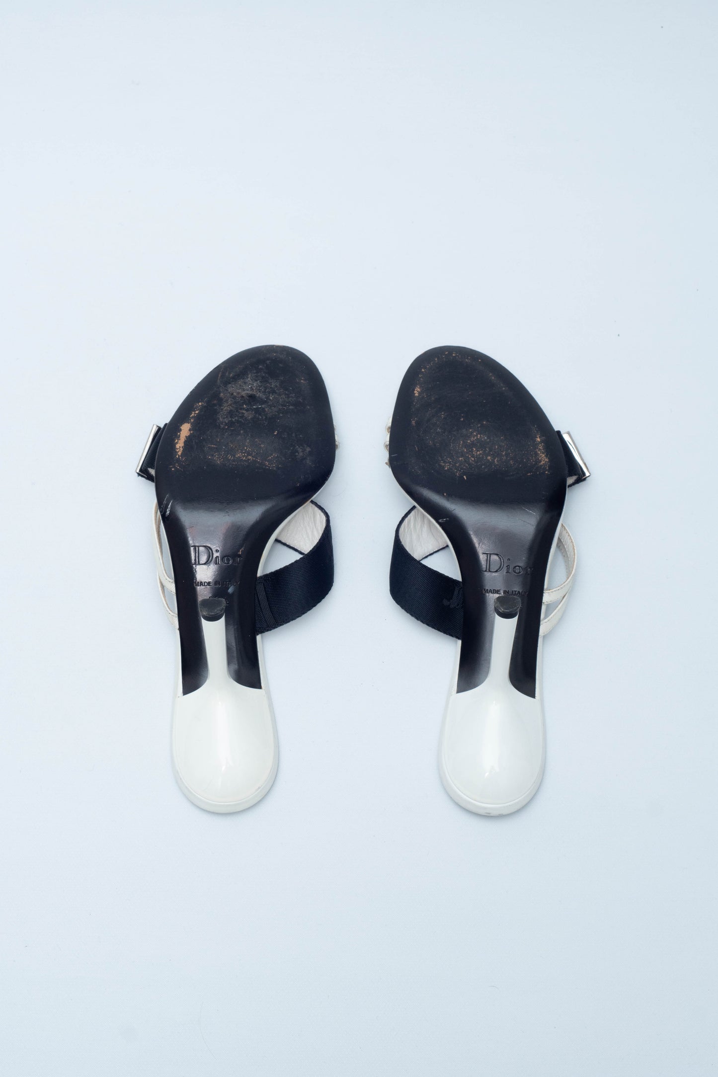 DIOR SS 2003 WHITE SANDALS