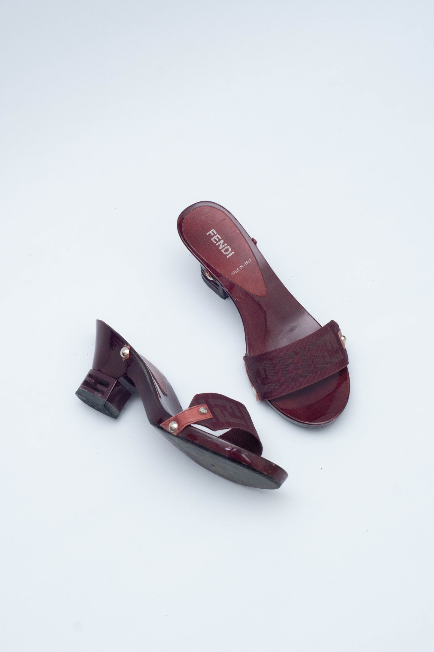 FENDI PURPLE CLOMPS
