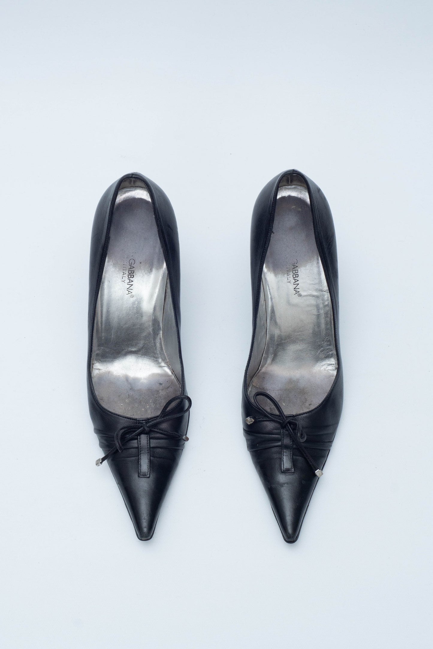 DOLCE & GABBANA BLACK DECOLLETE