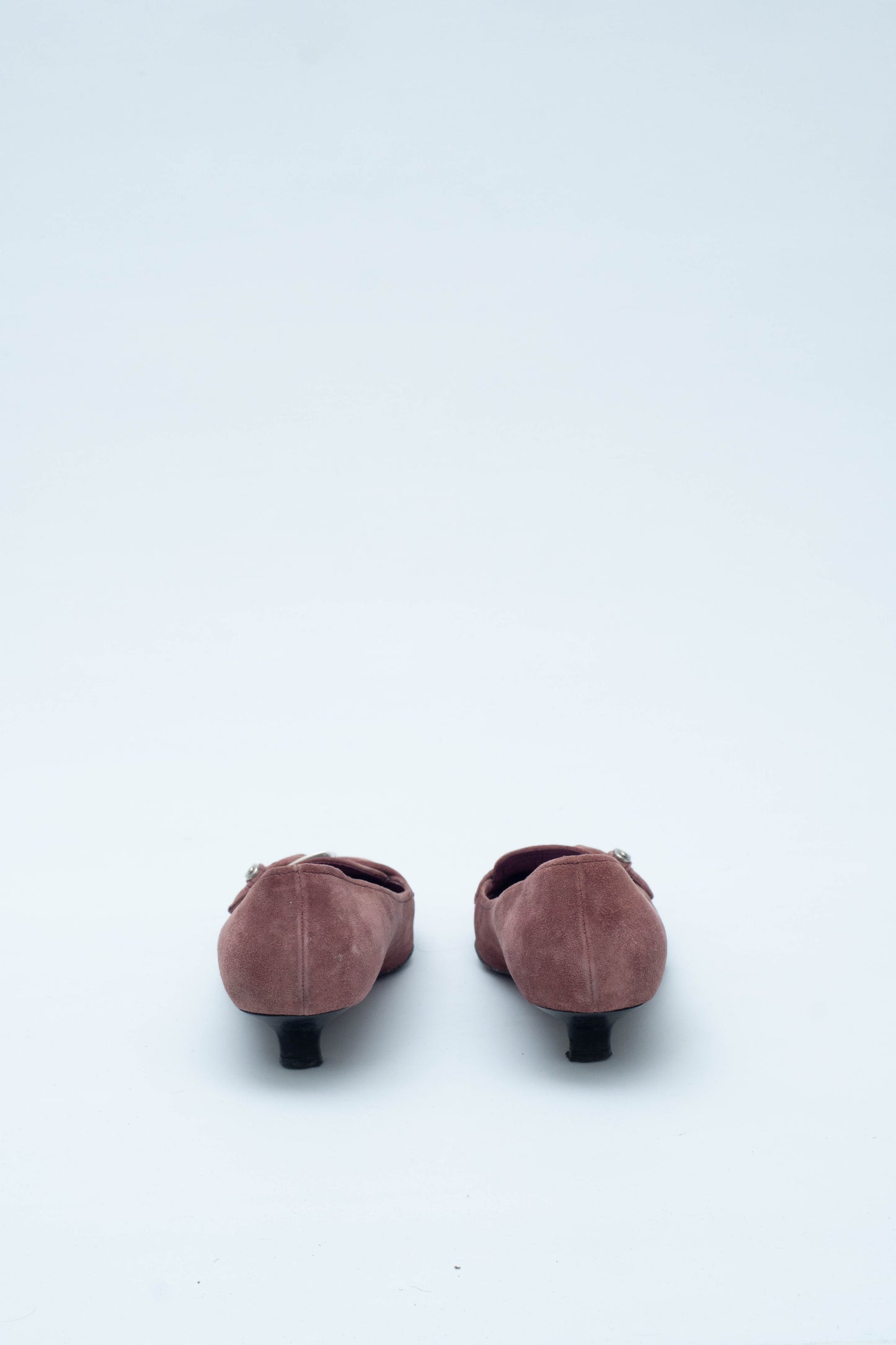 PRADA SQUARED KITTEN HEELS