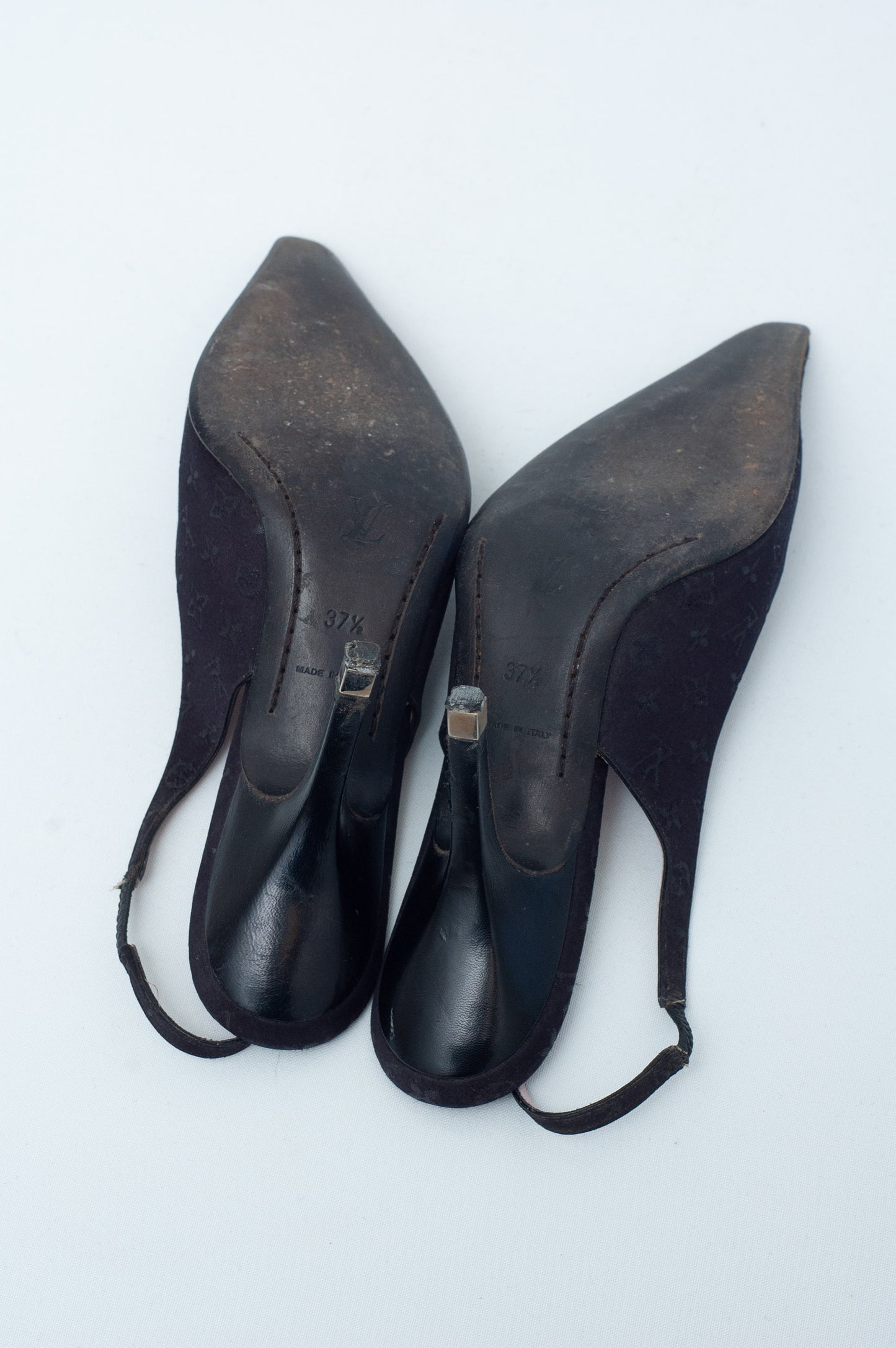 LOUIS VUITTON MONOGRAM SLINGBACKS