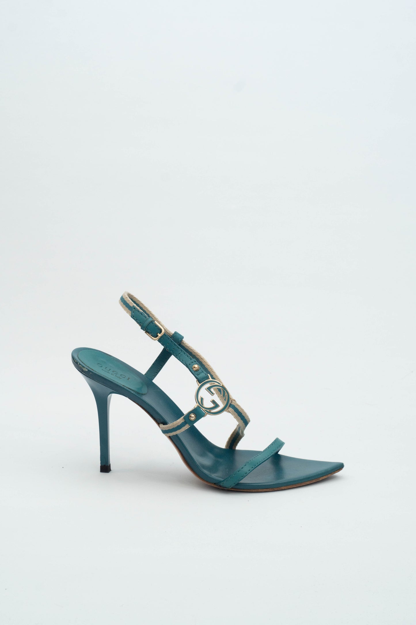 GUCCI TURQUOISE SANDALS
