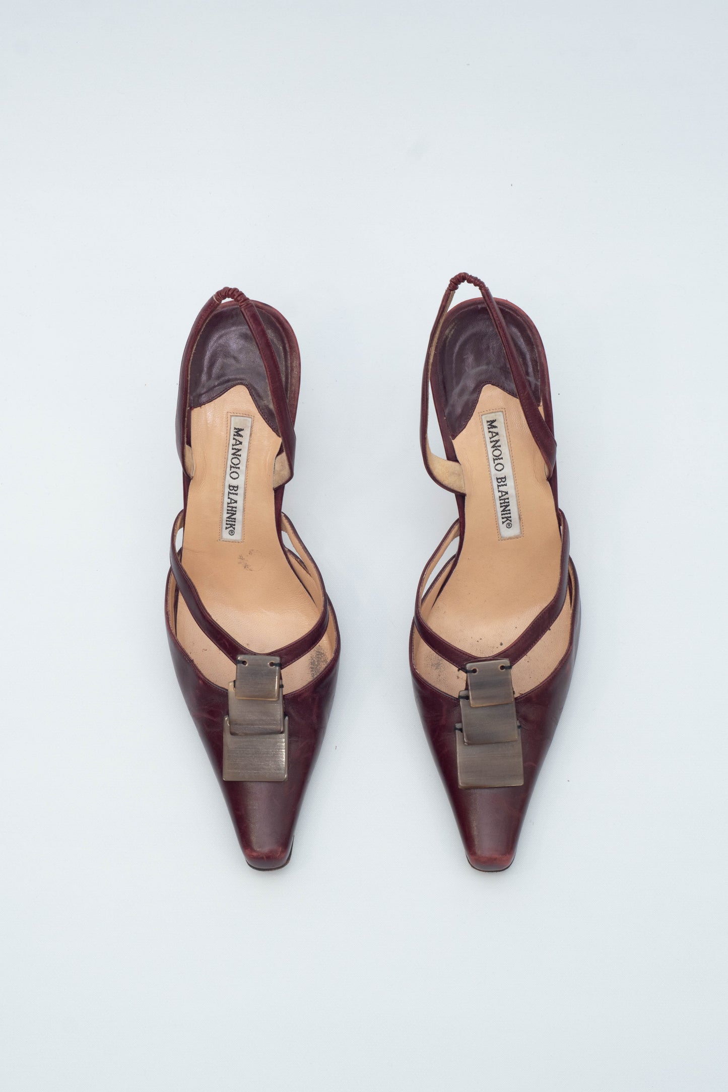 MANOLO BLAHNIK SLINGBACKS