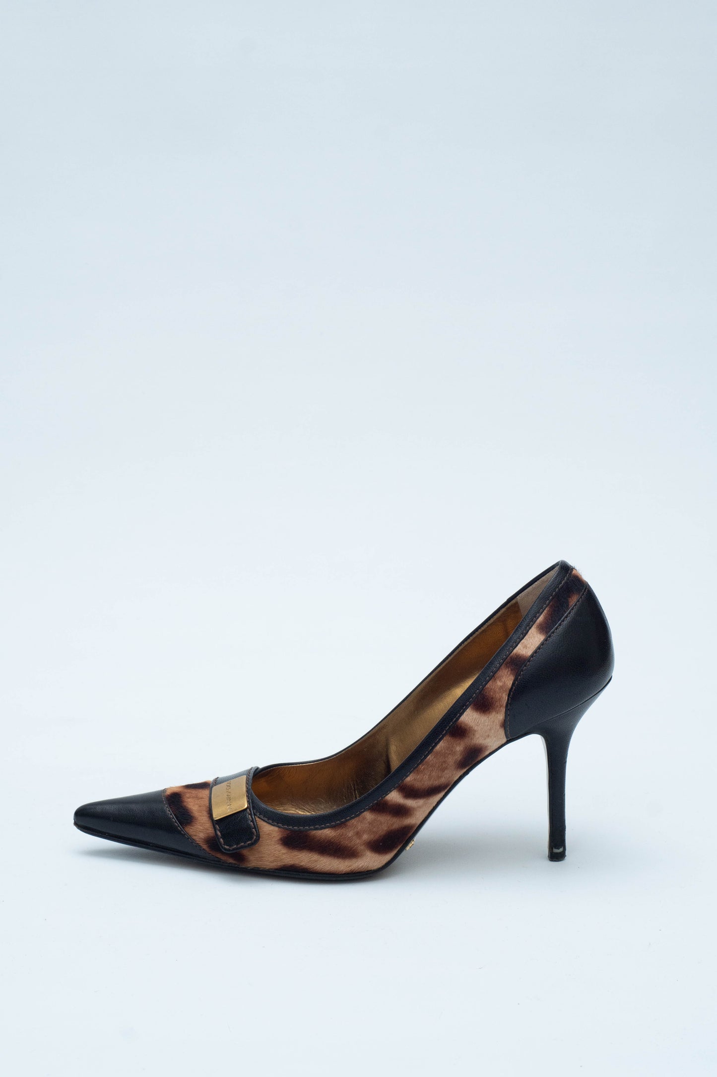 DOLCE & GABBANA PONYSKIN DECOLLETE