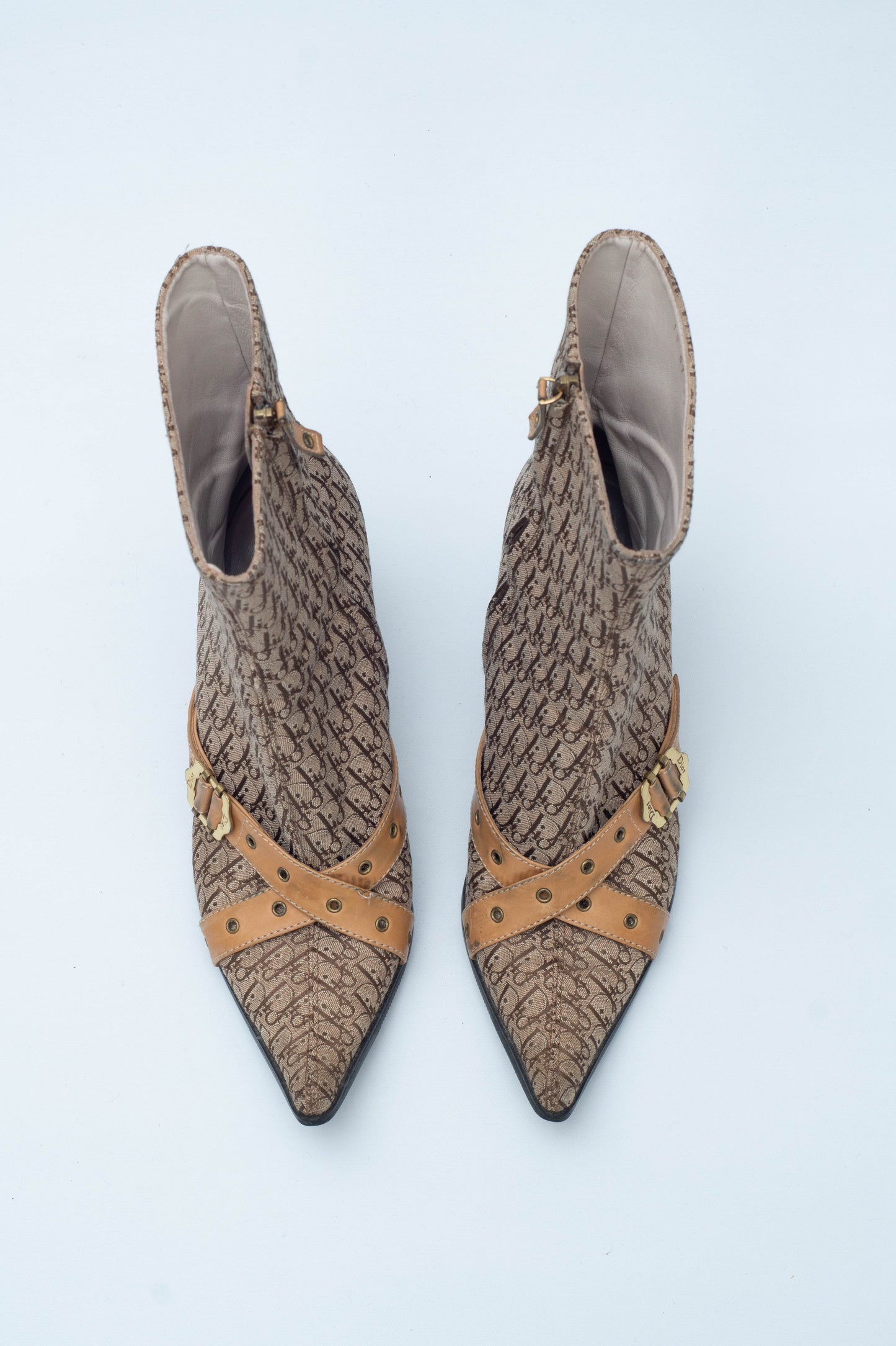 DIOR MONOGRAM BOOTS