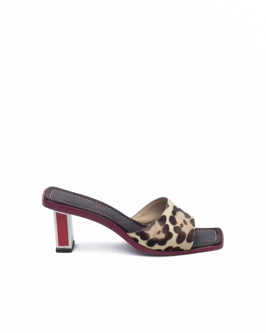 VALENTINO SS 2002 PONYSKIN MULES