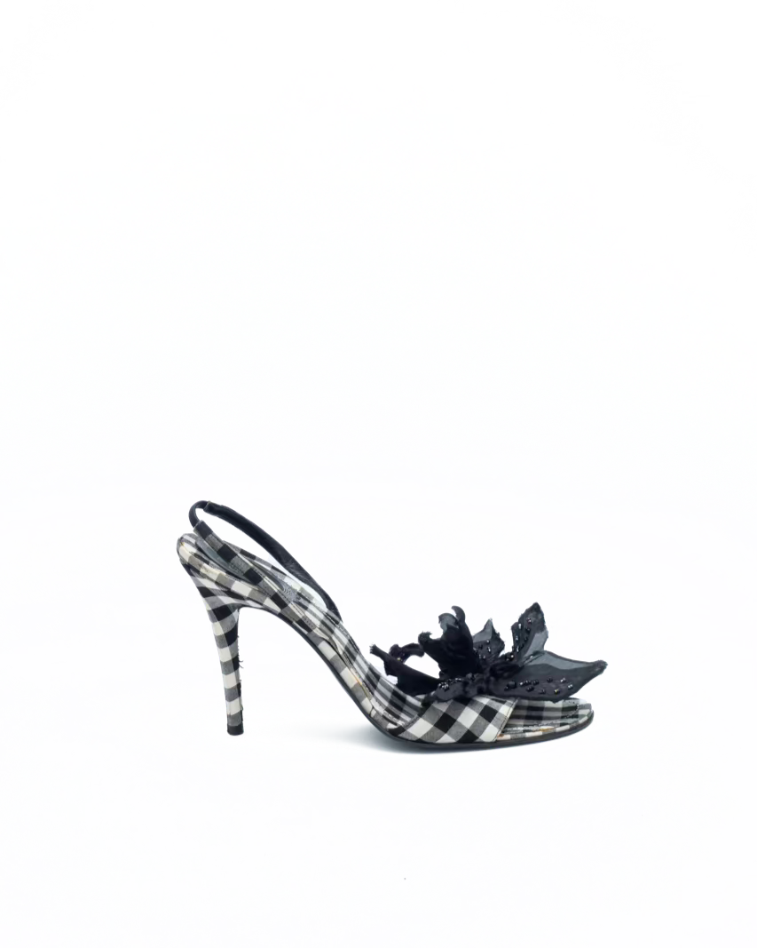 RENE CAOVILLA FLOWER SANDALS