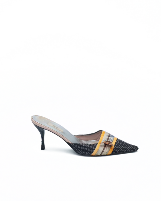 PRADA SS 2003 KIMONO MULES