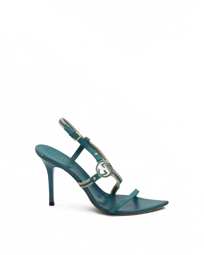 GUCCI TURQUOISE SANDALS