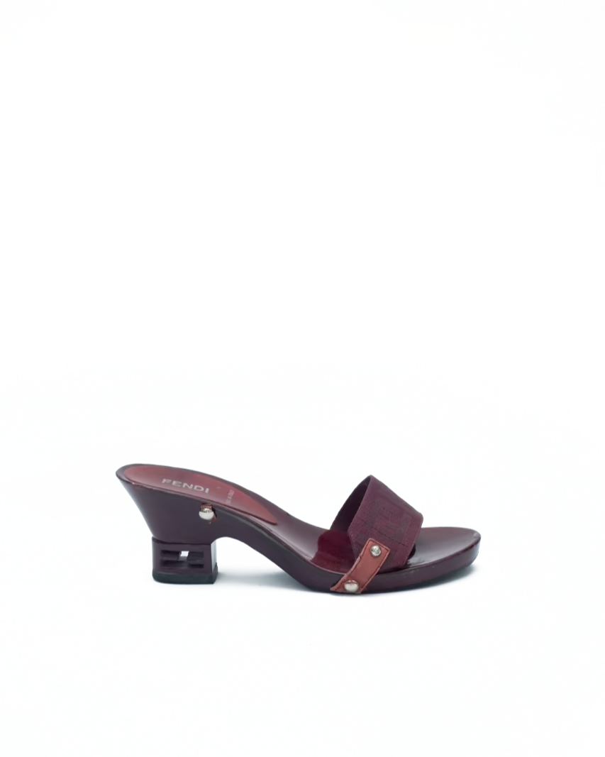 FENDI PURPLE CLOMPS