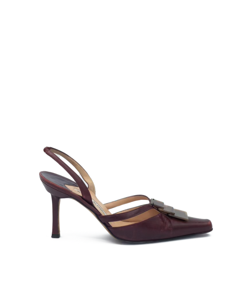 MANOLO BLAHNIK SLINGBACKS