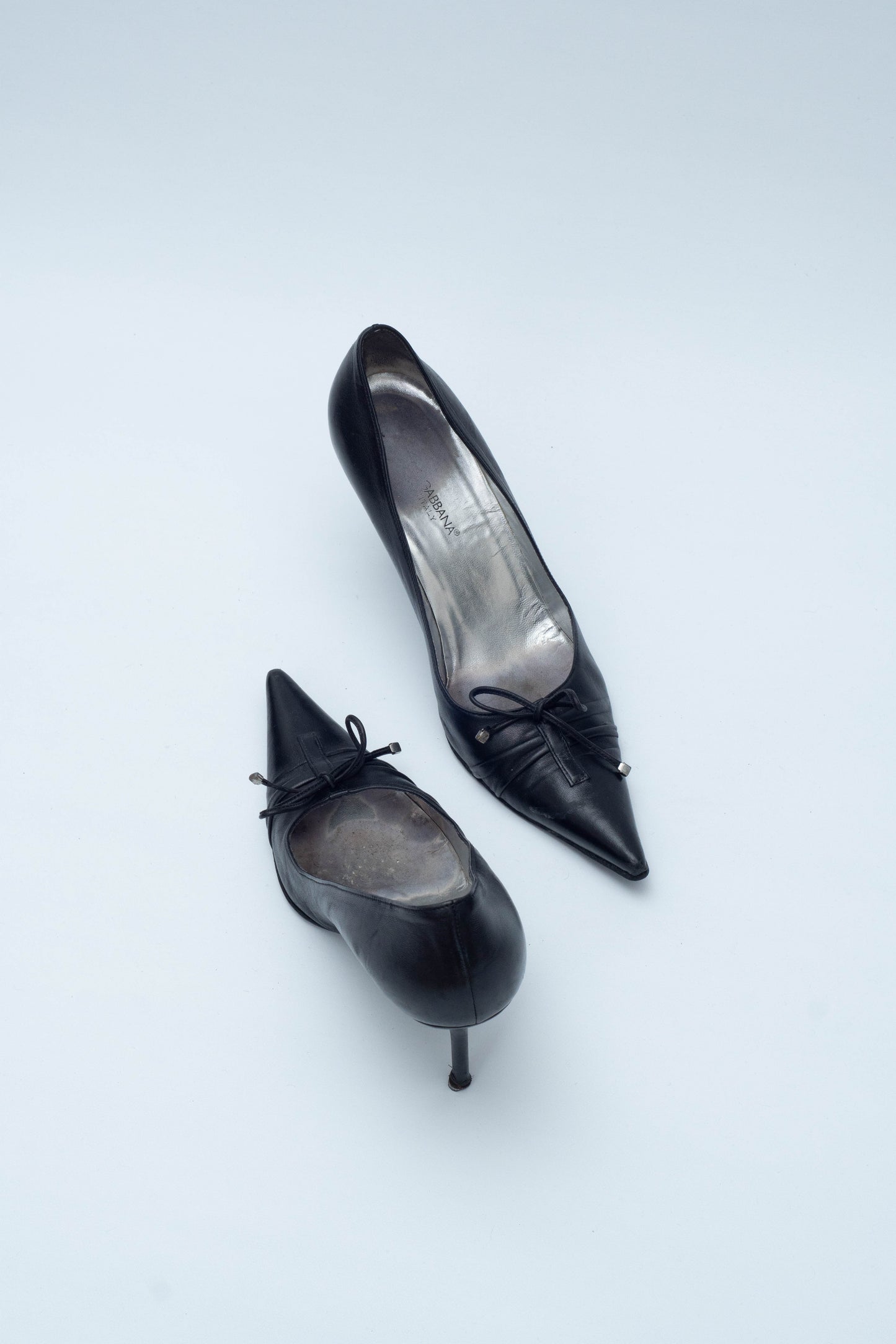 DOLCE & GABBANA BLACK DECOLLETE