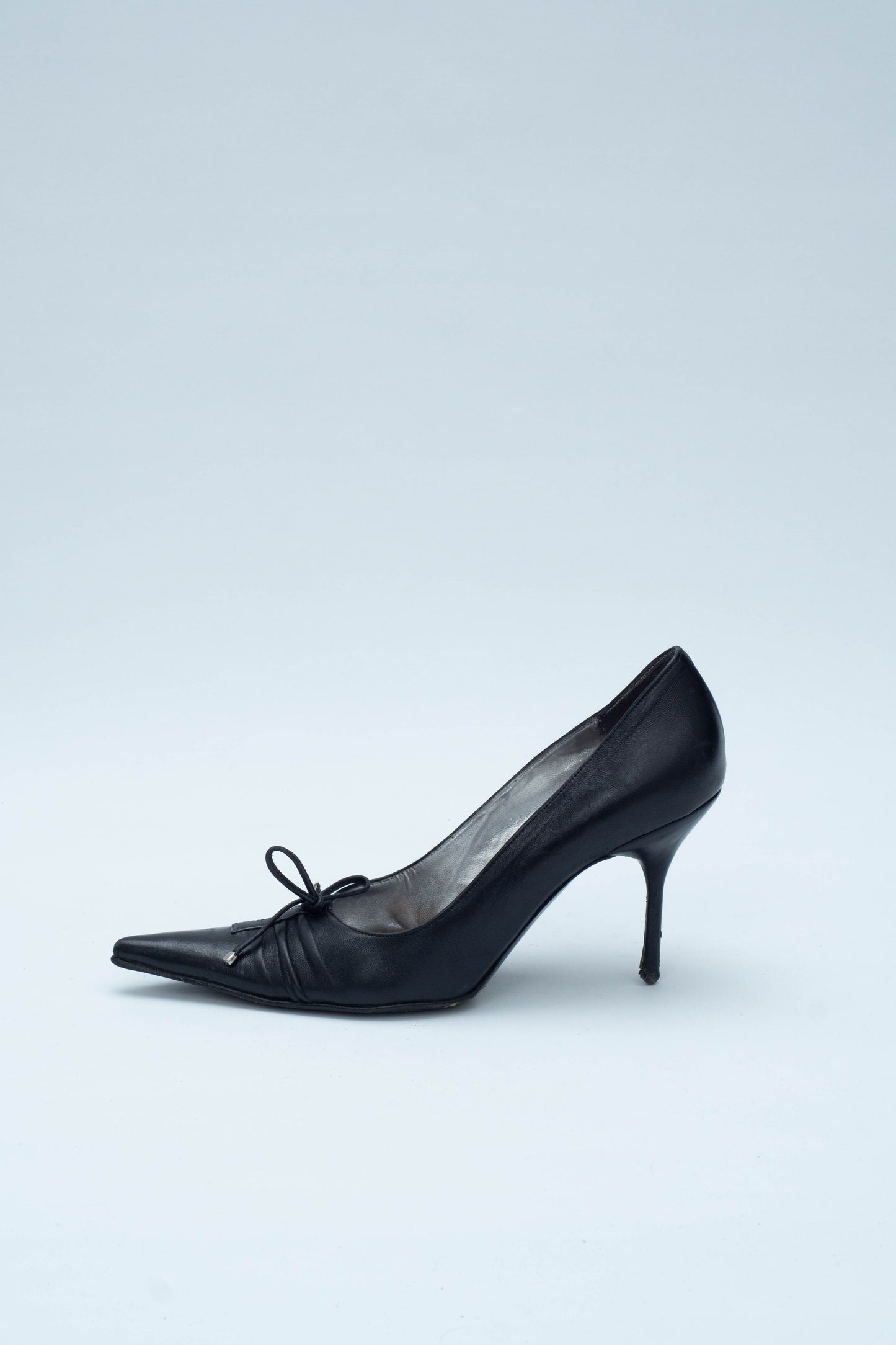 DOLCE & GABBANA BLACK DECOLLETE