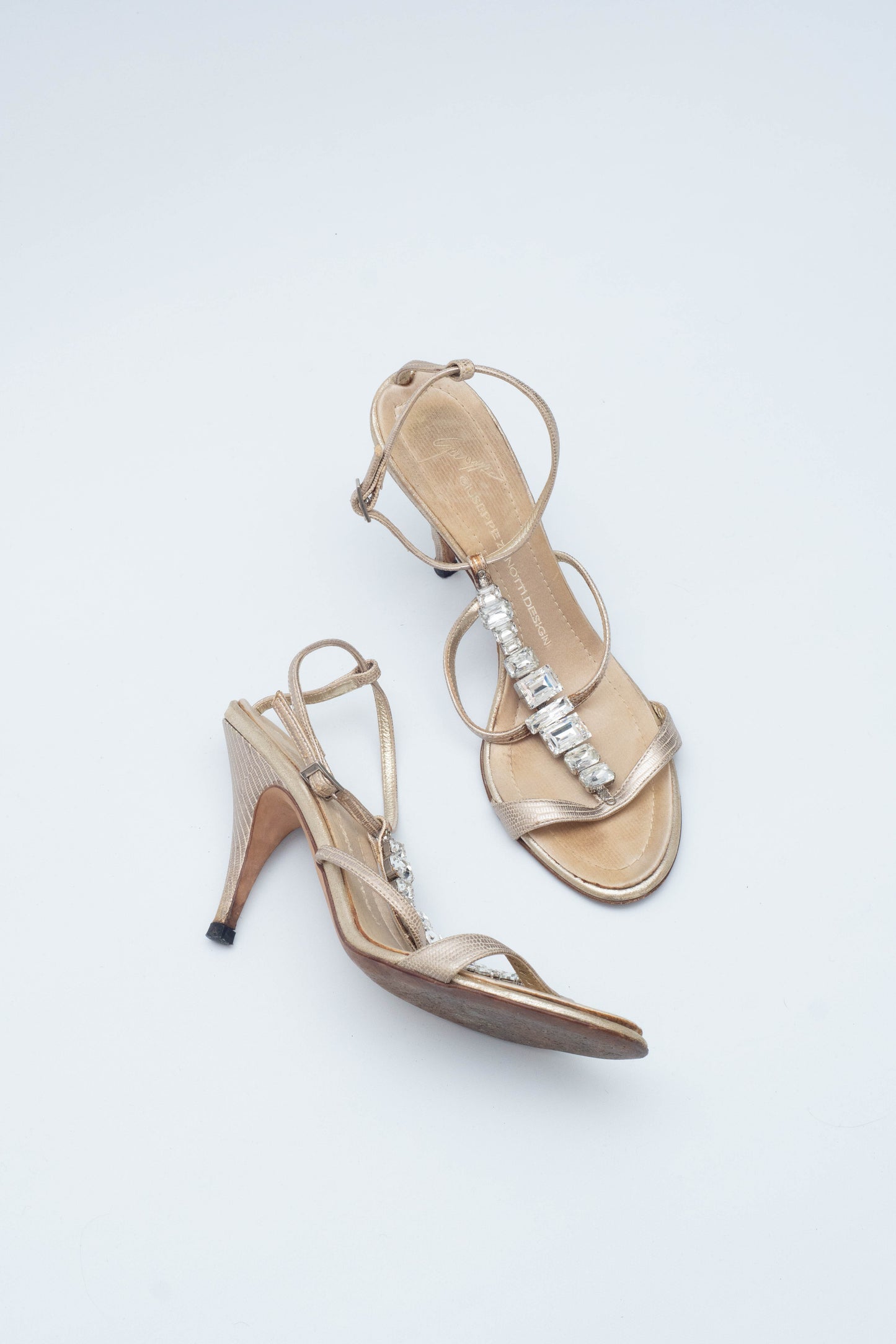ZANOTTI RHINESTONES SANDALS