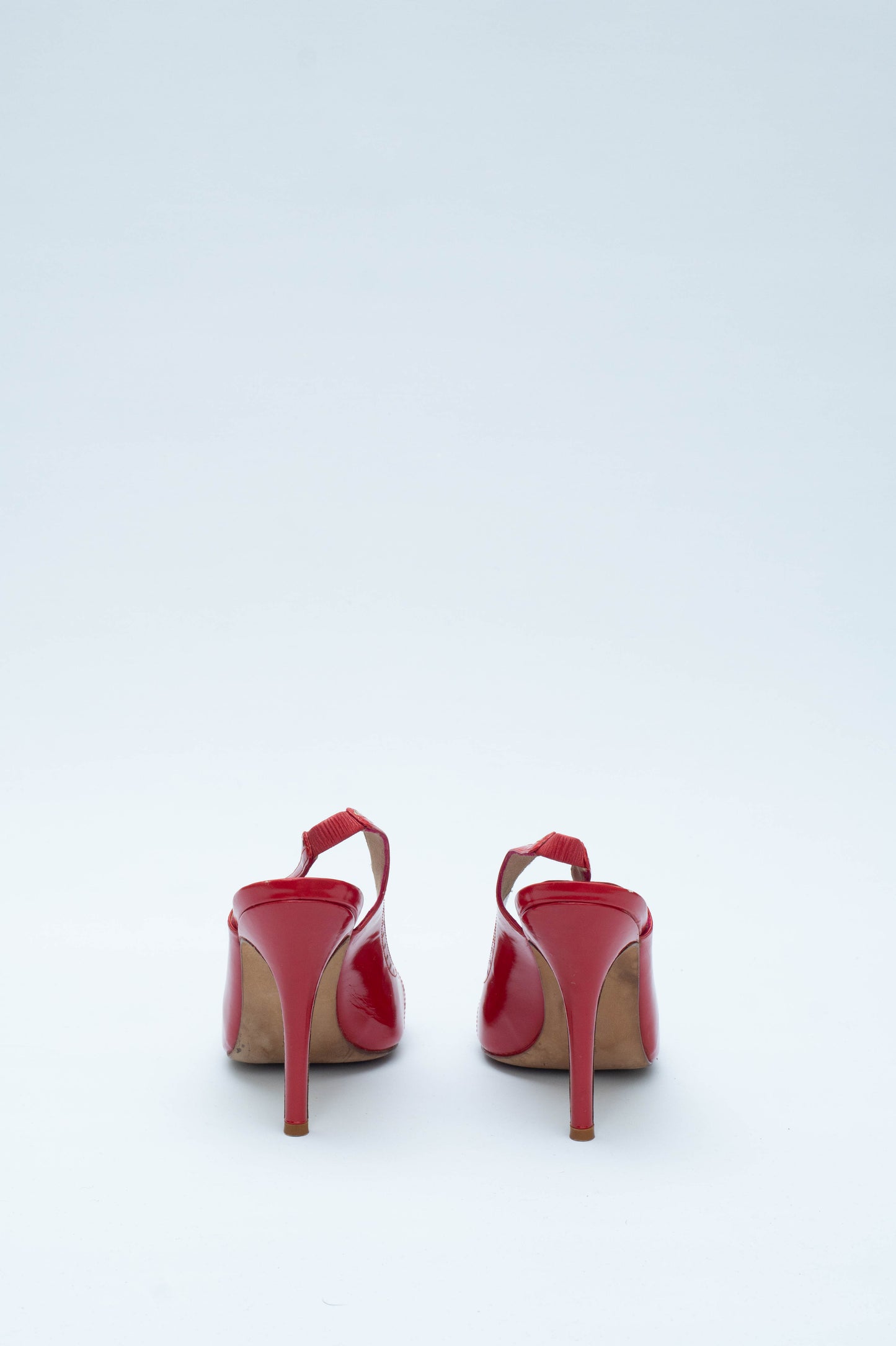 MANOLO BLAHNIK RED OPEN TOE