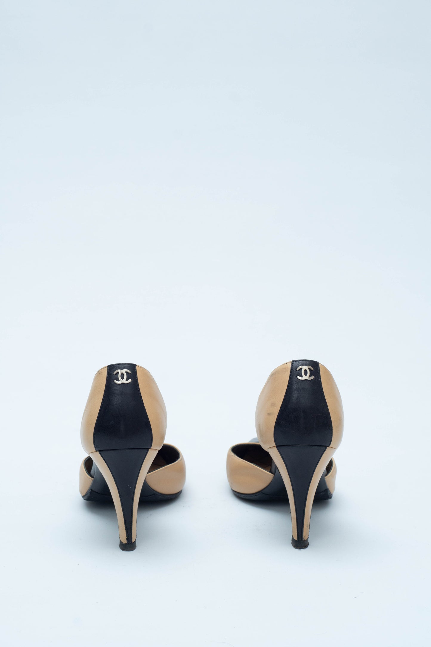 CHANEL TWO TONE DECOLLETE