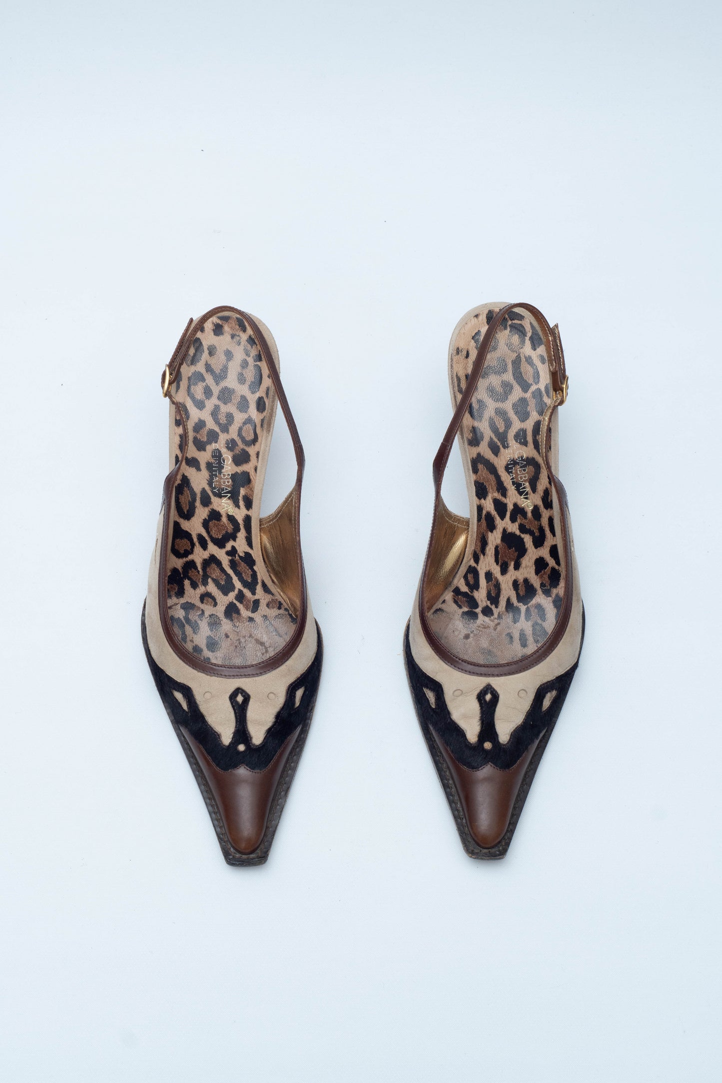 DOLCE & GABBANA COWBOY SLINGBACKS