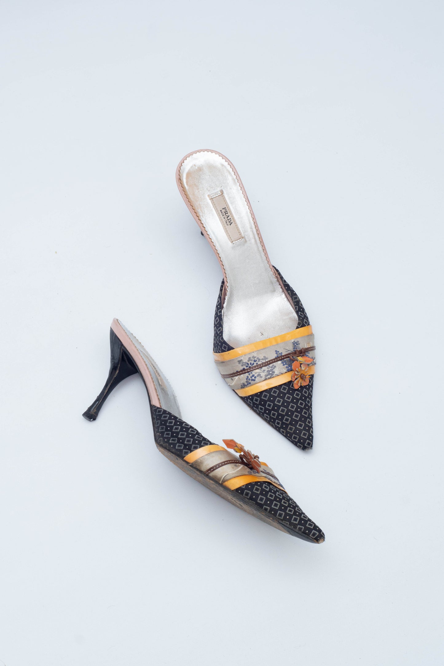 PRADA SS 2003 KIMONO MULES