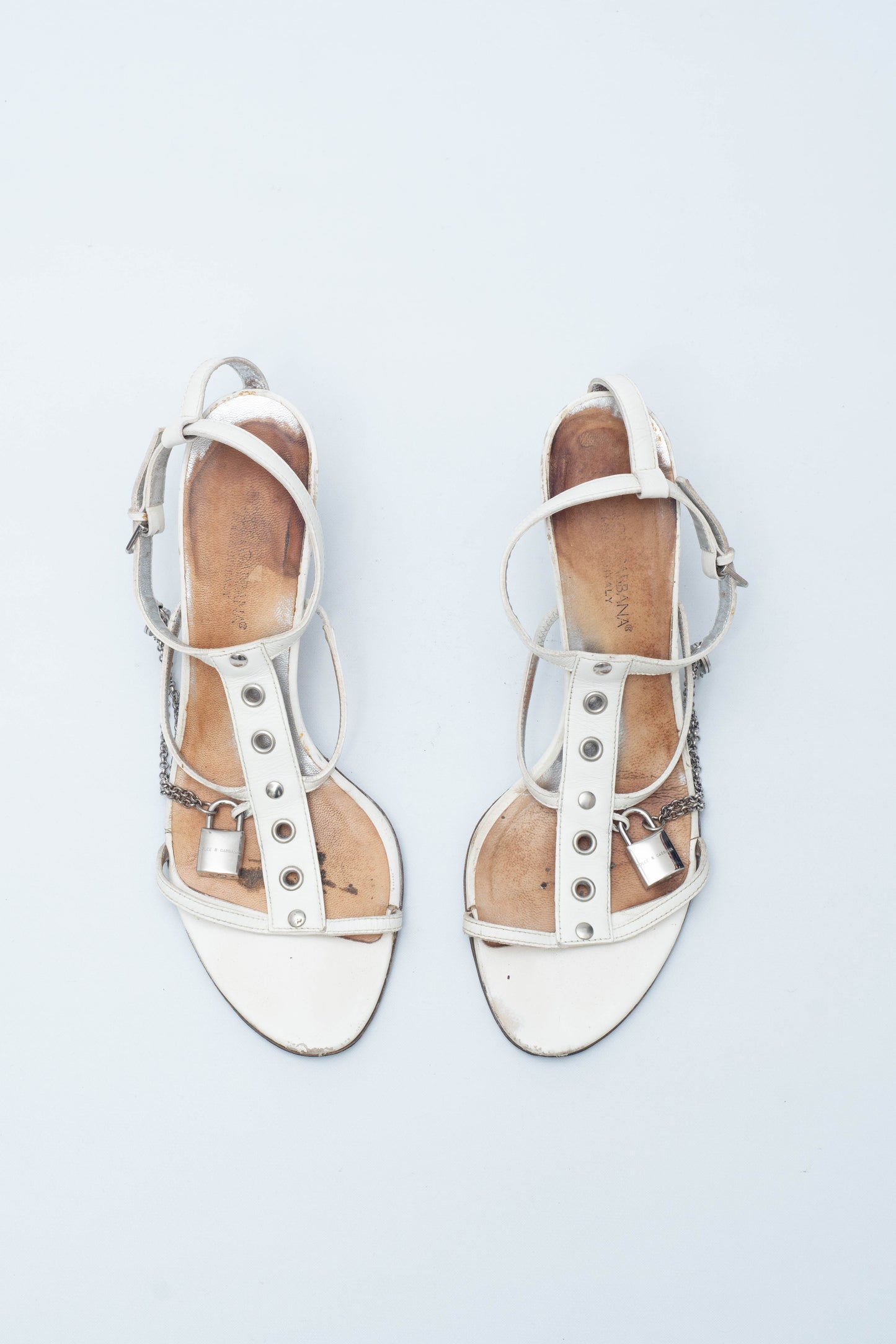 DOLCE & GABBANA SS 2003 LOCK SANDALS