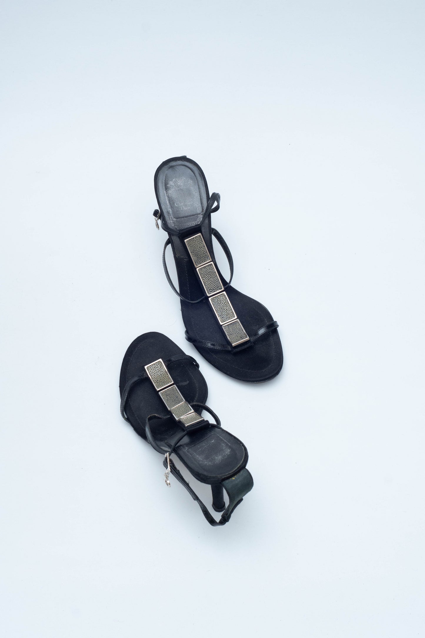 DIOR SILVER SANDALS