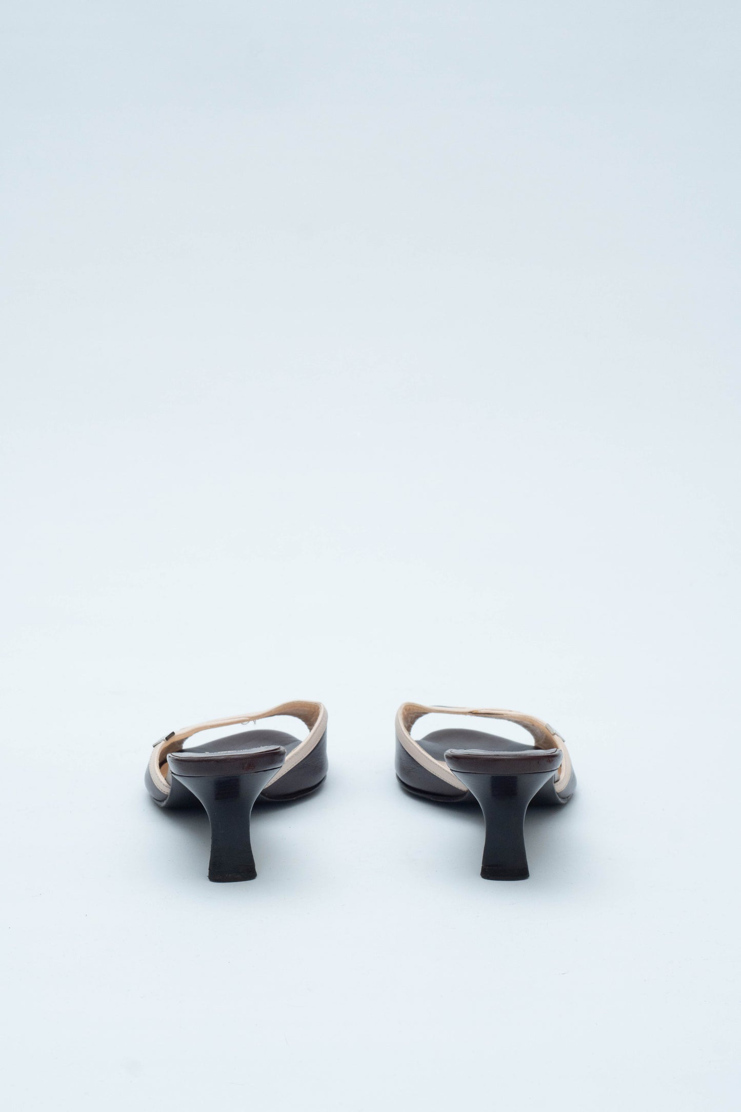 CHANEL BROWN MULES