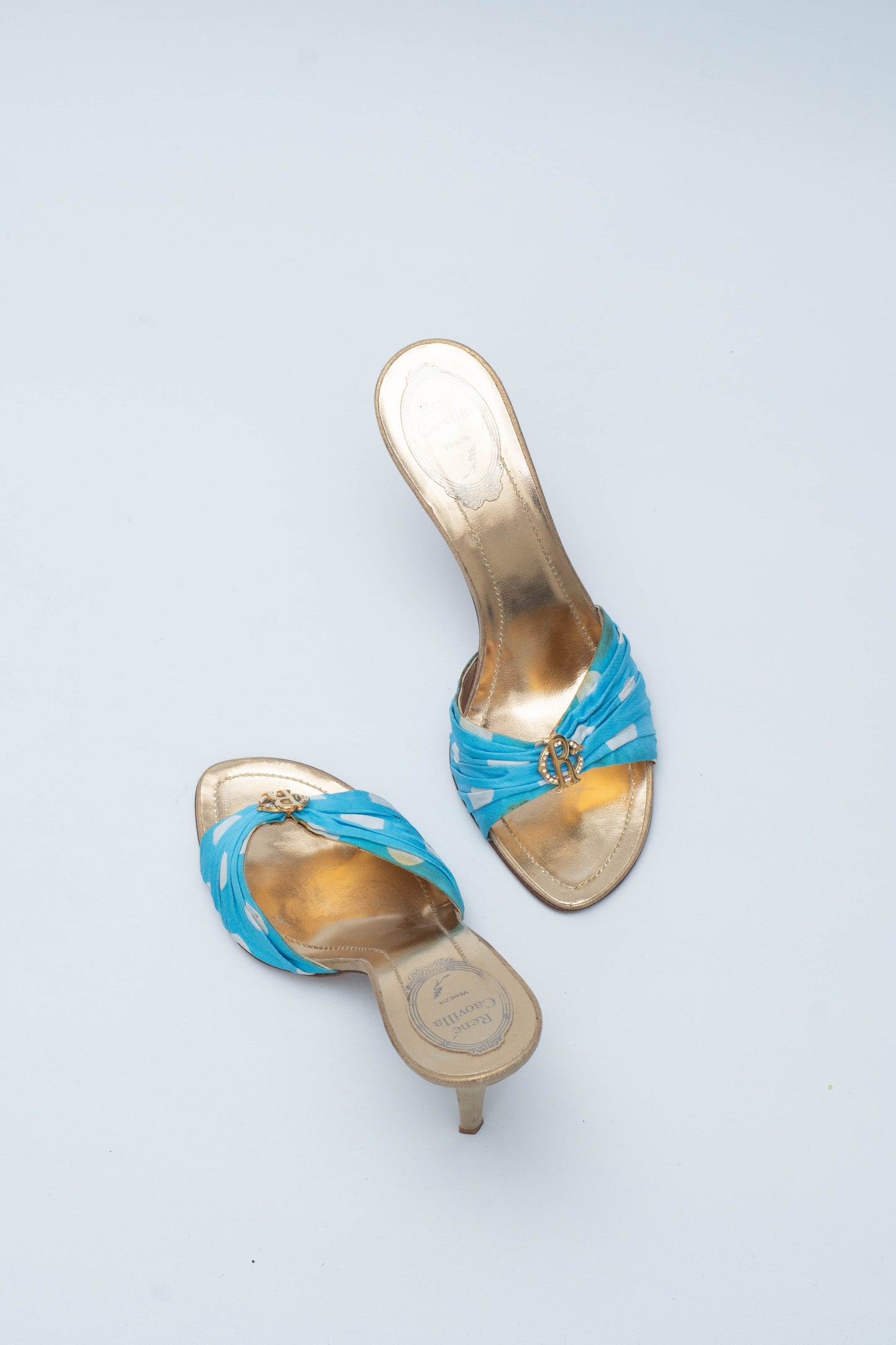 RENE CAOVILLA POLKA HEELS