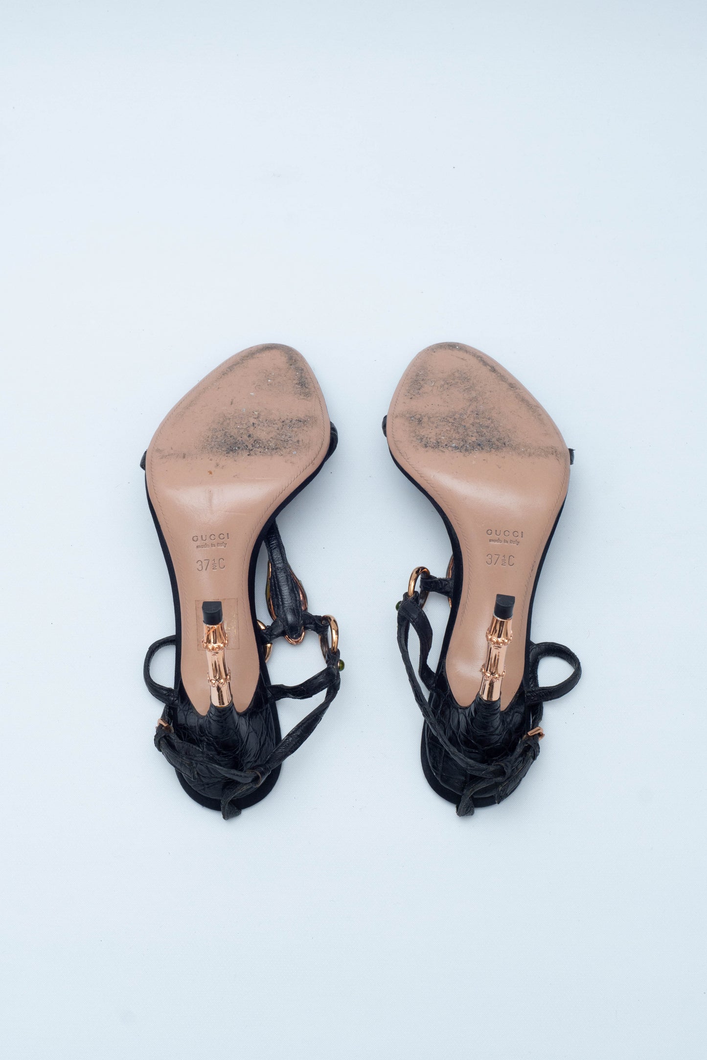 GUCCI SS 2004 SNAKE HEELS