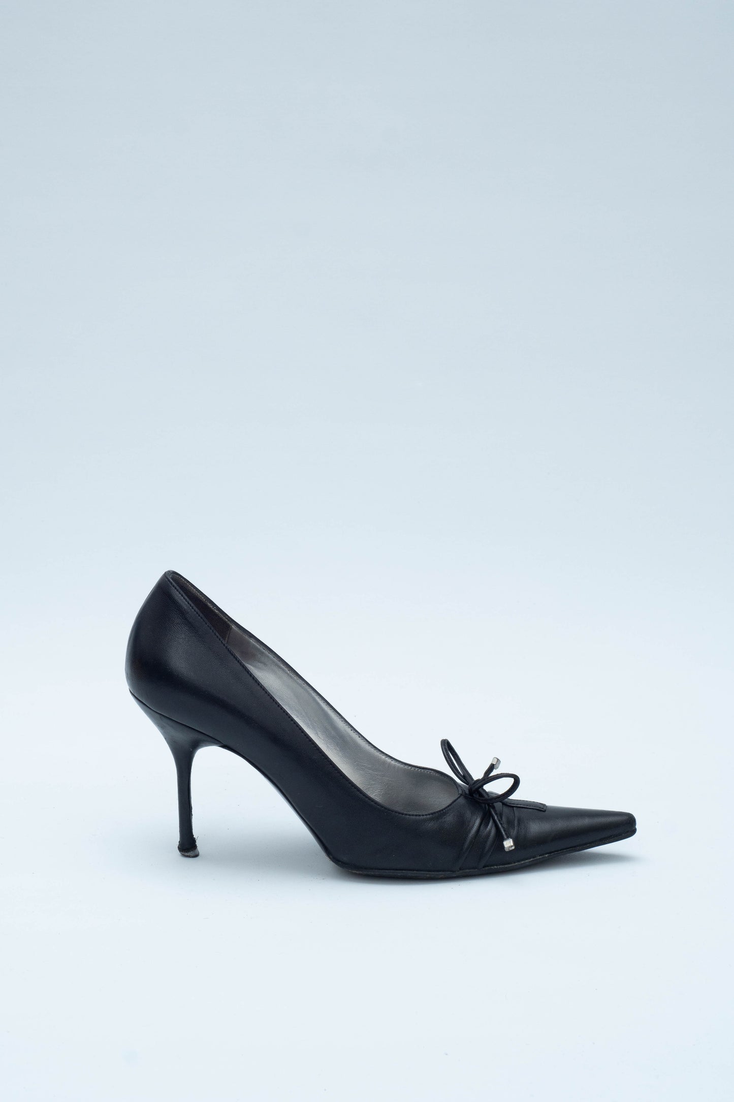 DOLCE & GABBANA BLACK DECOLLETE