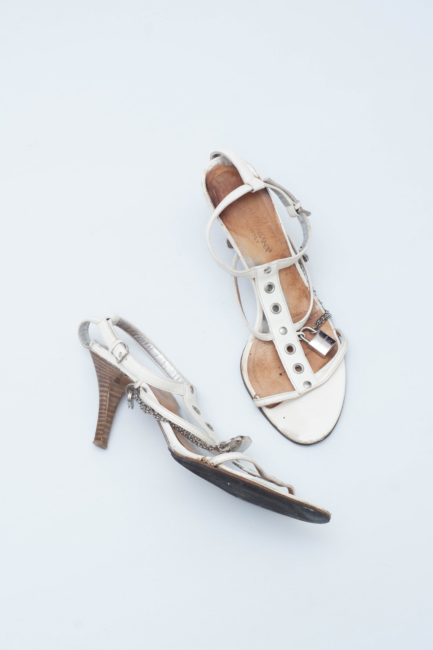 DOLCE & GABBANA SS 2003 LOCK SANDALS